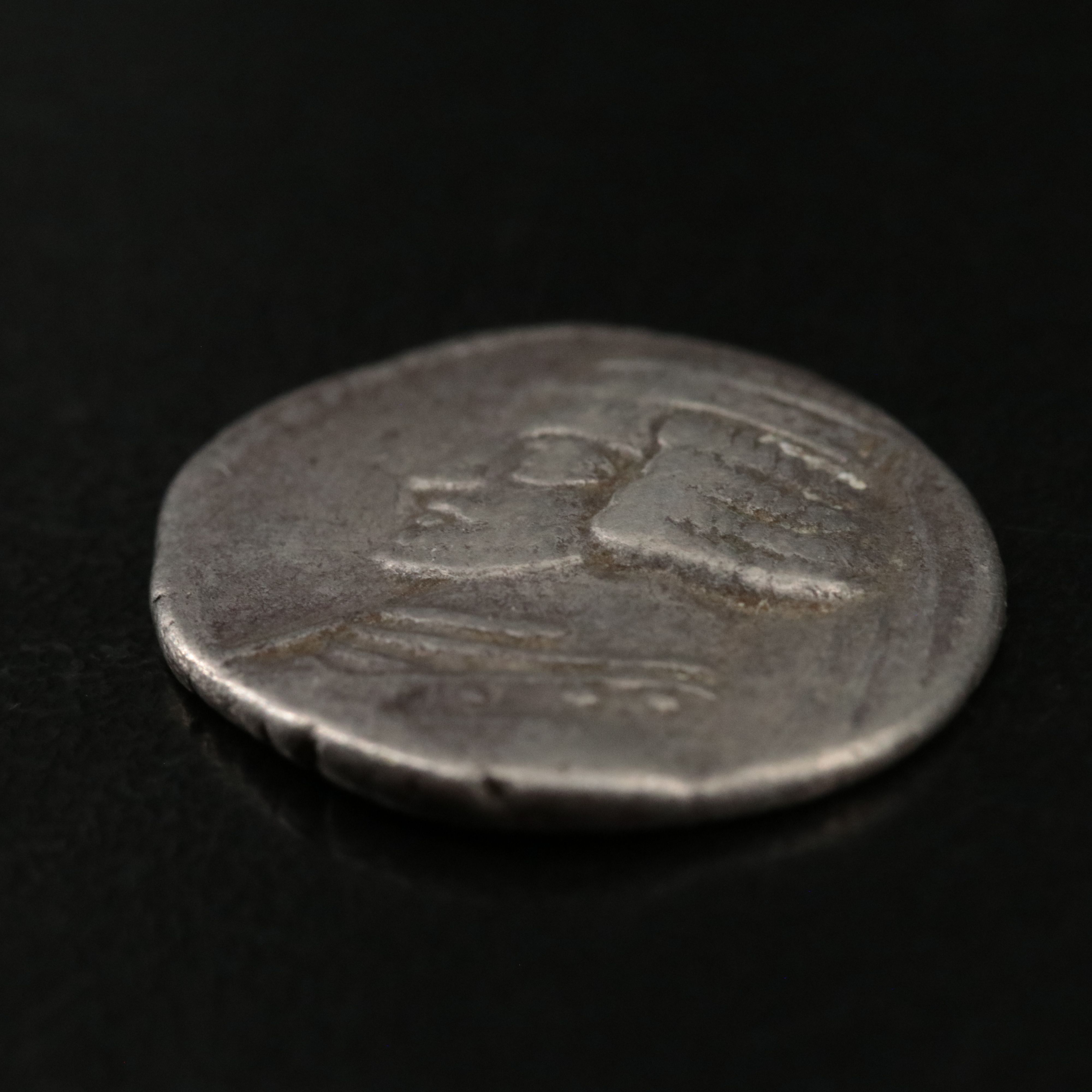 Ancient Parthian Kingdom AR Drachm Coin of Orodes II, ca. 50 B.C.