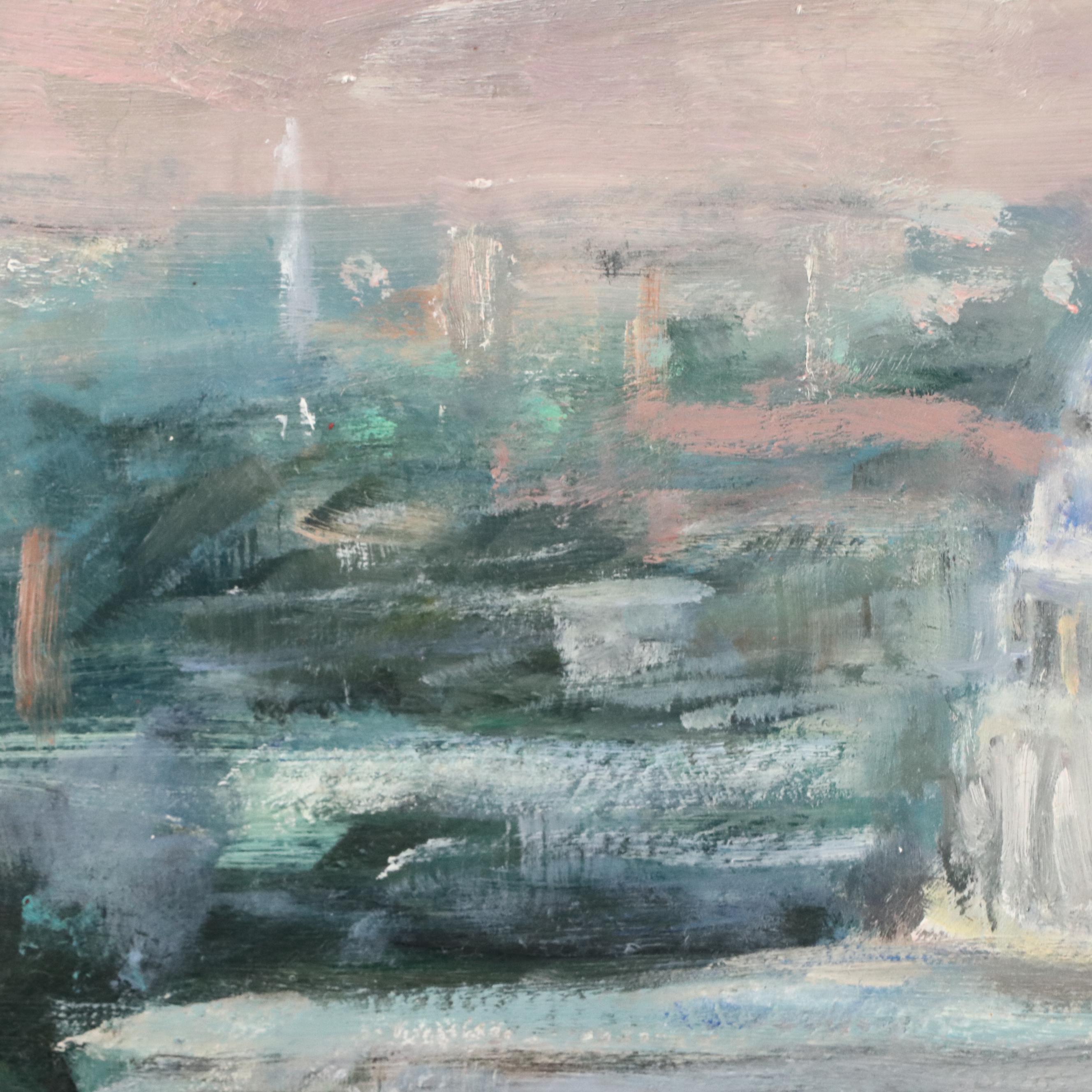 Nino Pippa Oil Painting "Capitol Hill," 2022