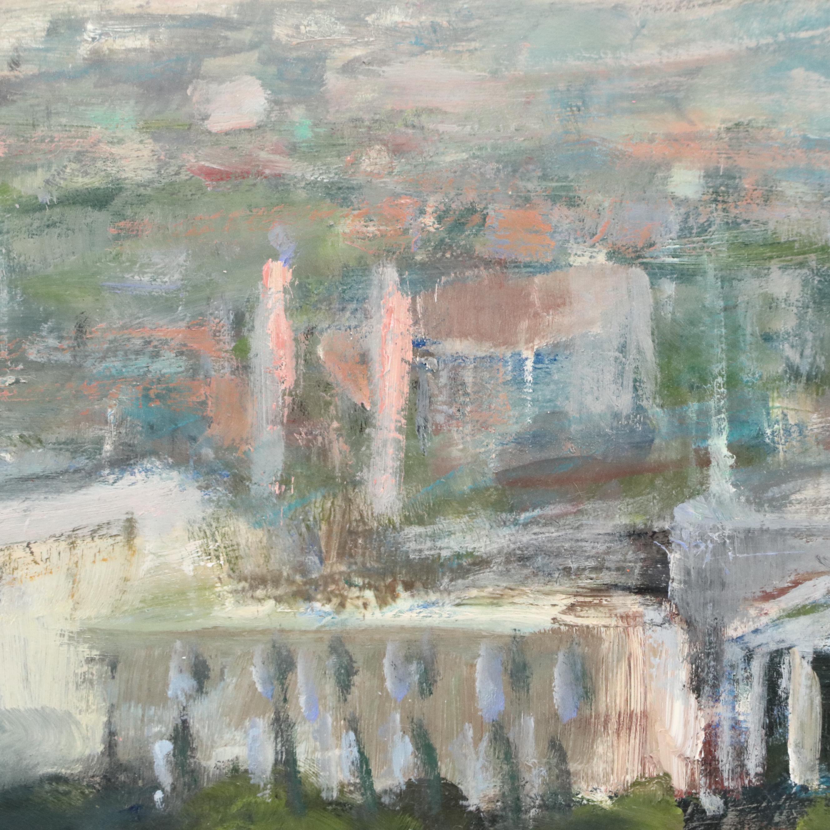 Nino Pippa Oil Painting "Capitol Hill," 2022