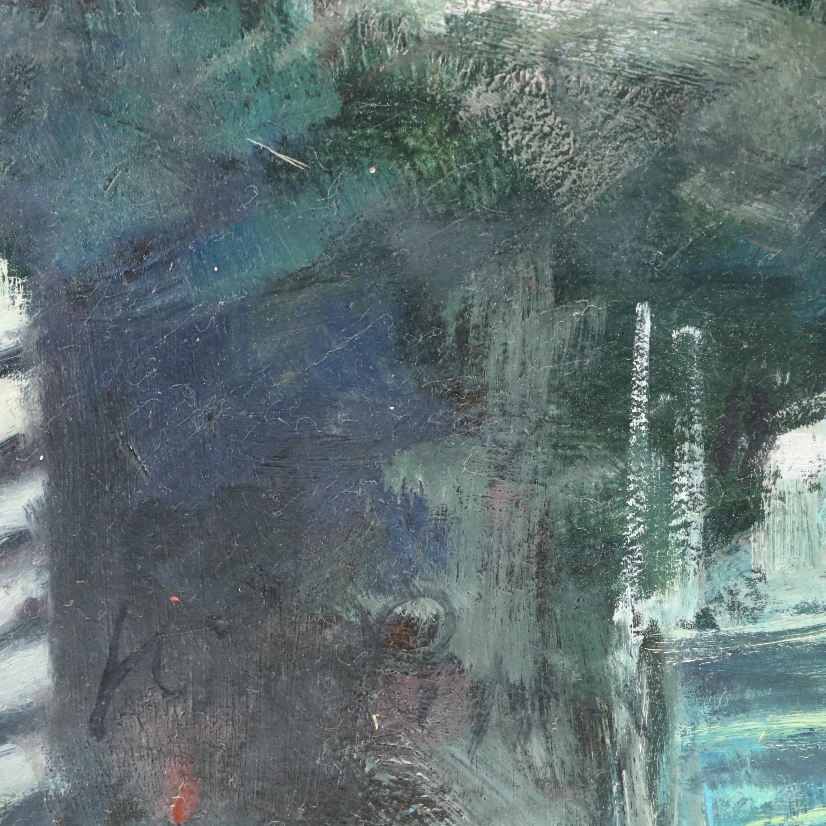 Nino Pippa Oil Painting "Capitol Hill," 2022