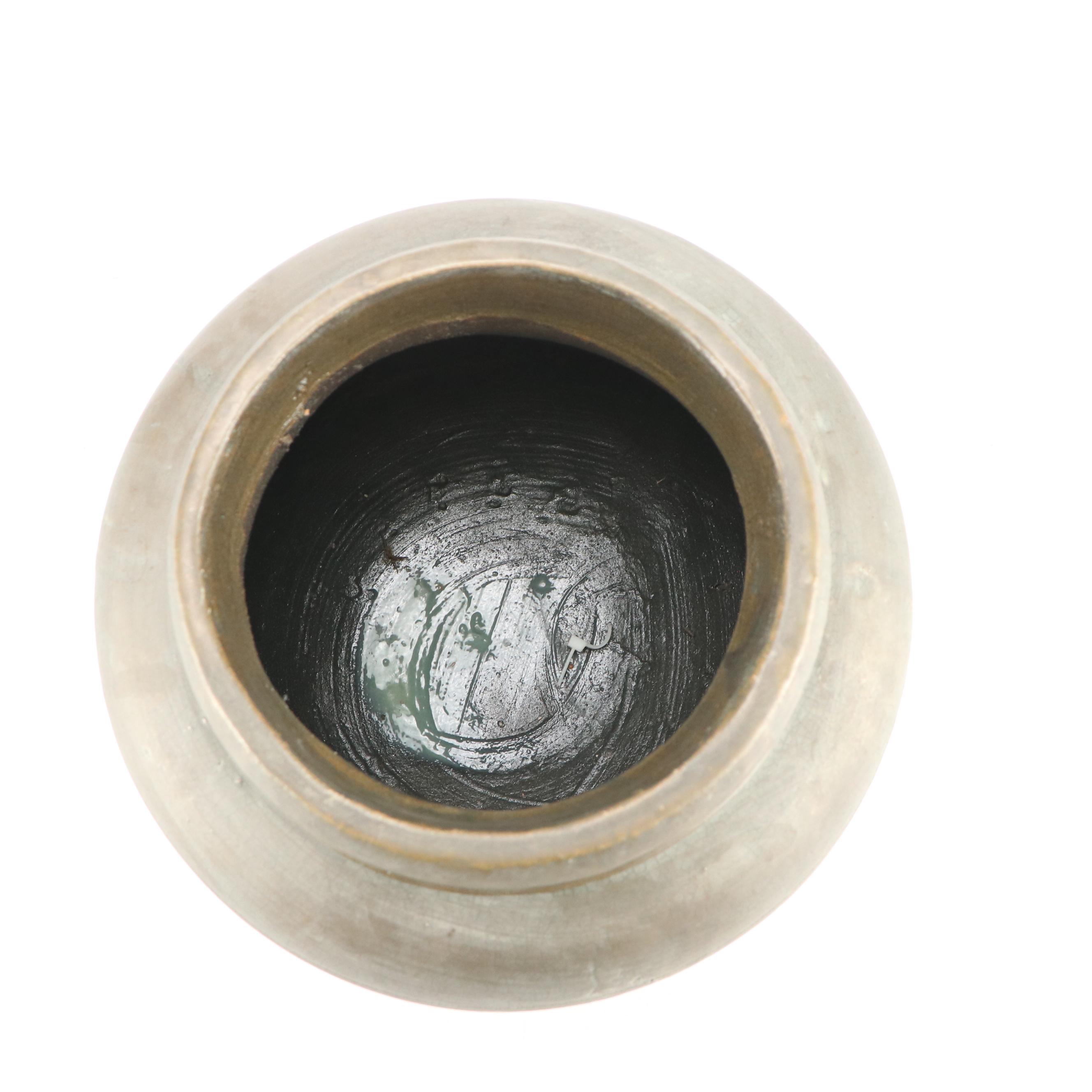 Rustic Grey Stoneware Vase