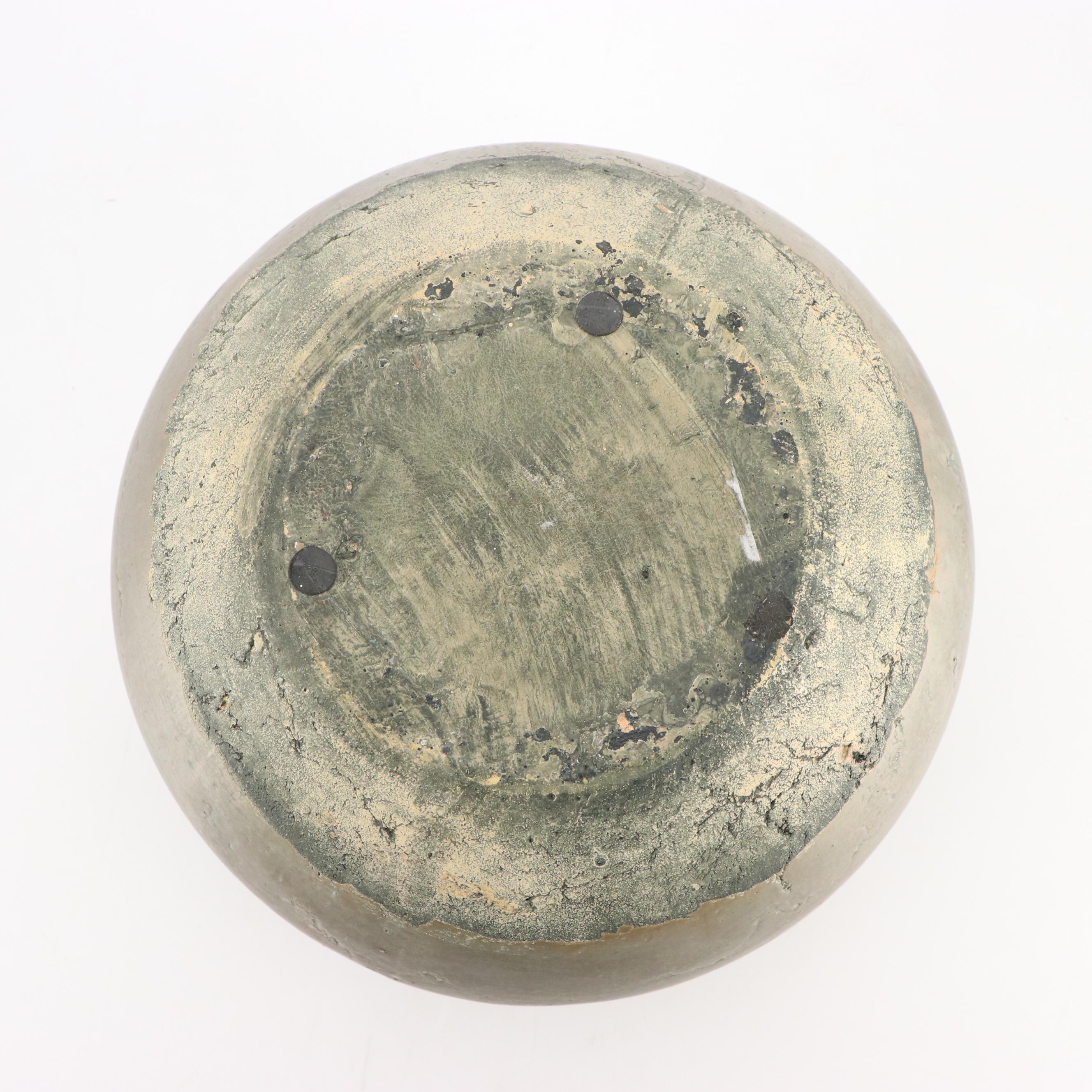 Rustic Grey Stoneware Vase