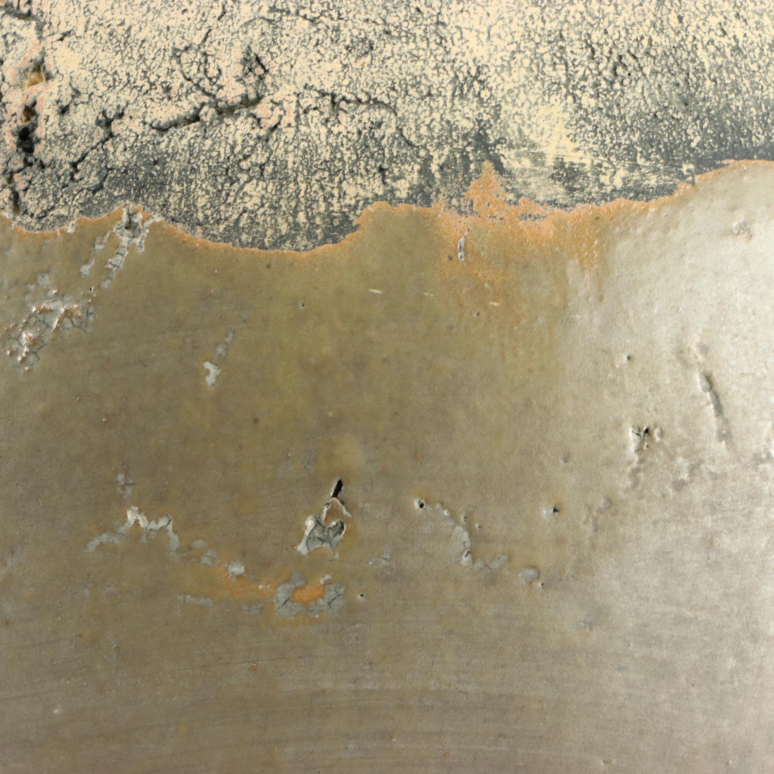 Rustic Grey Stoneware Vase