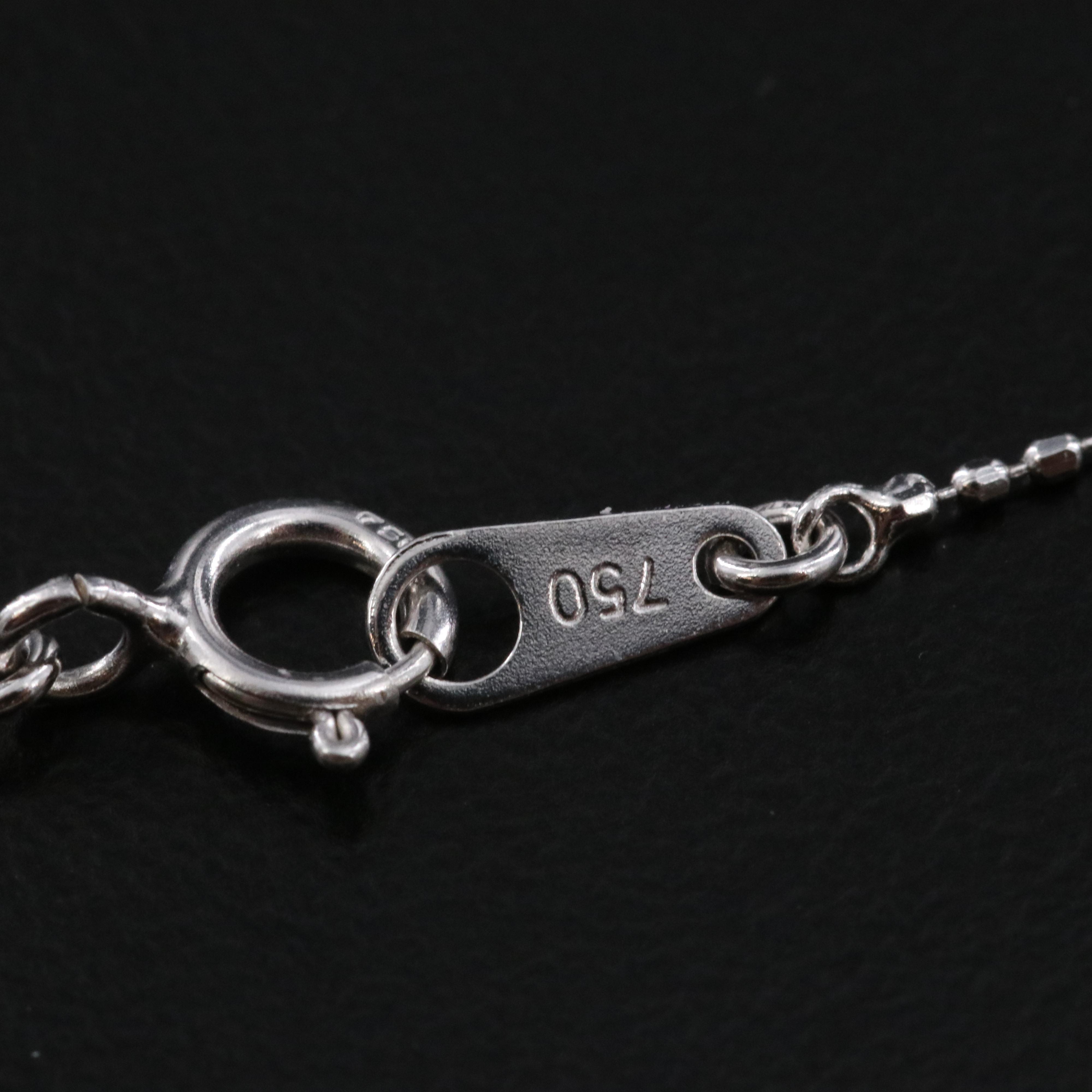 14K Pearl Pendant on 18K Chain