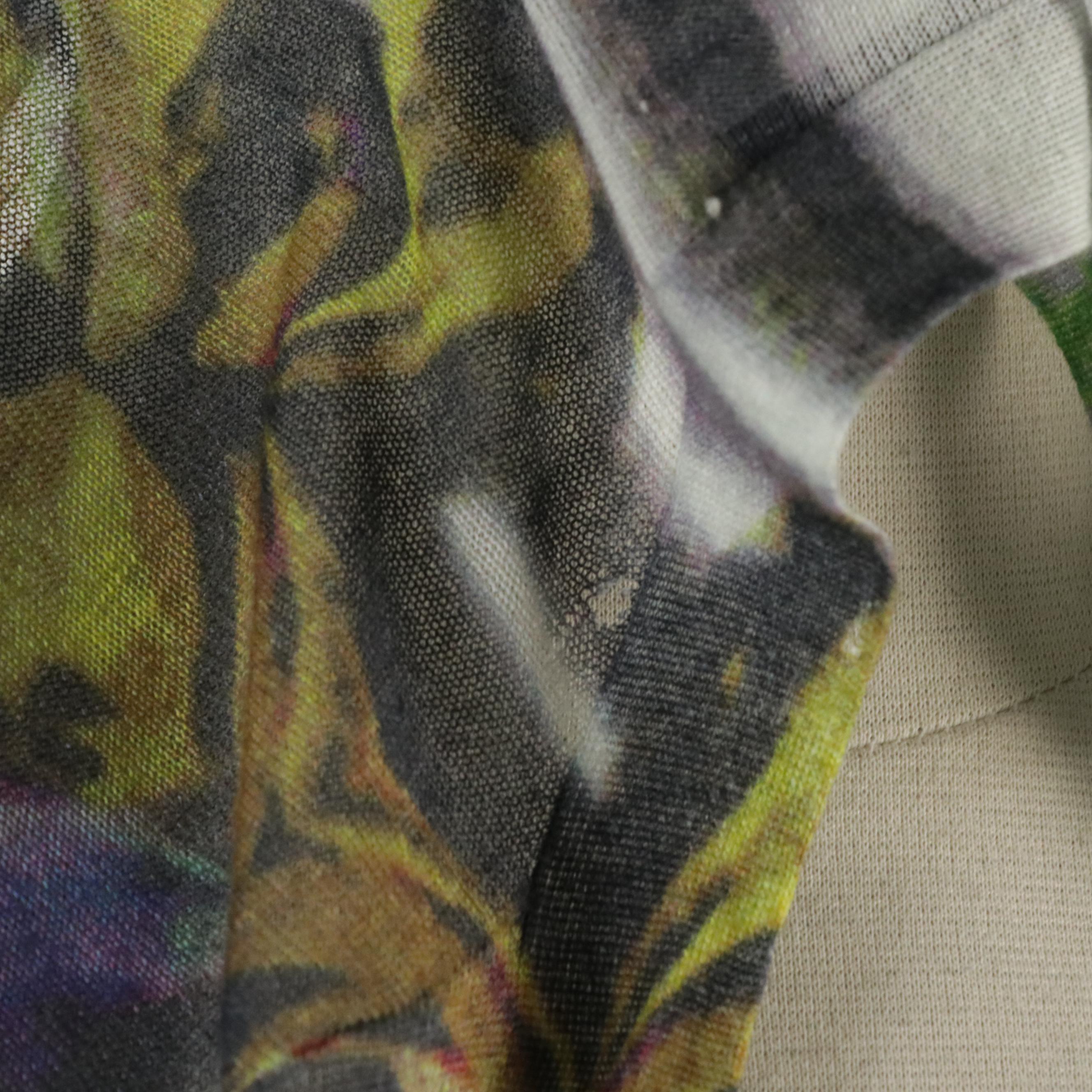 Dries Van Noten Iris Print Cotton and Cashmere Blend Lightweight Cardigan