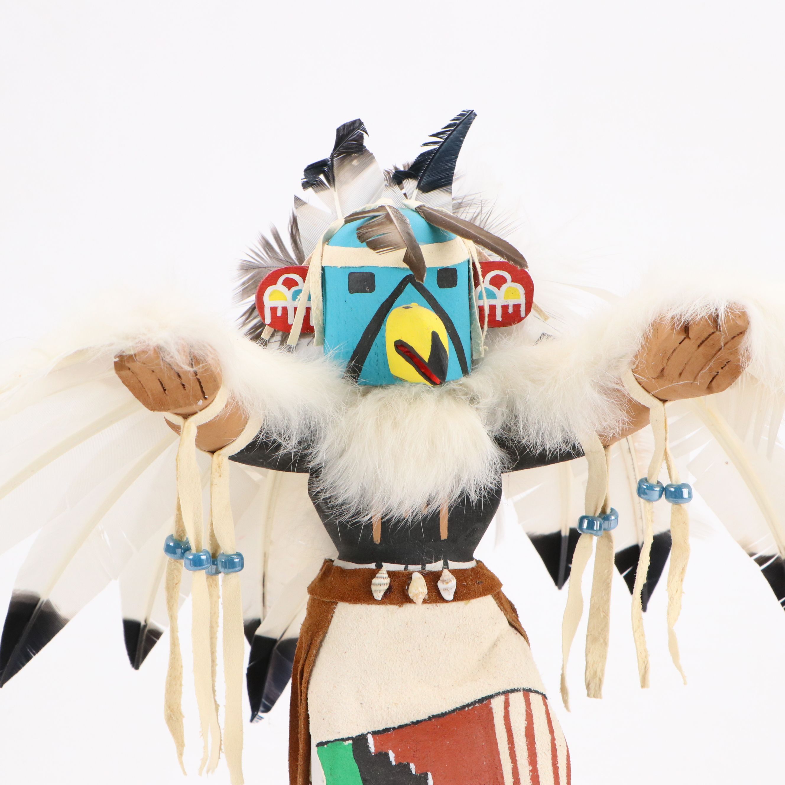 Foutz Trading Co. L. Thompson Navajo Eagle Kachina Doll