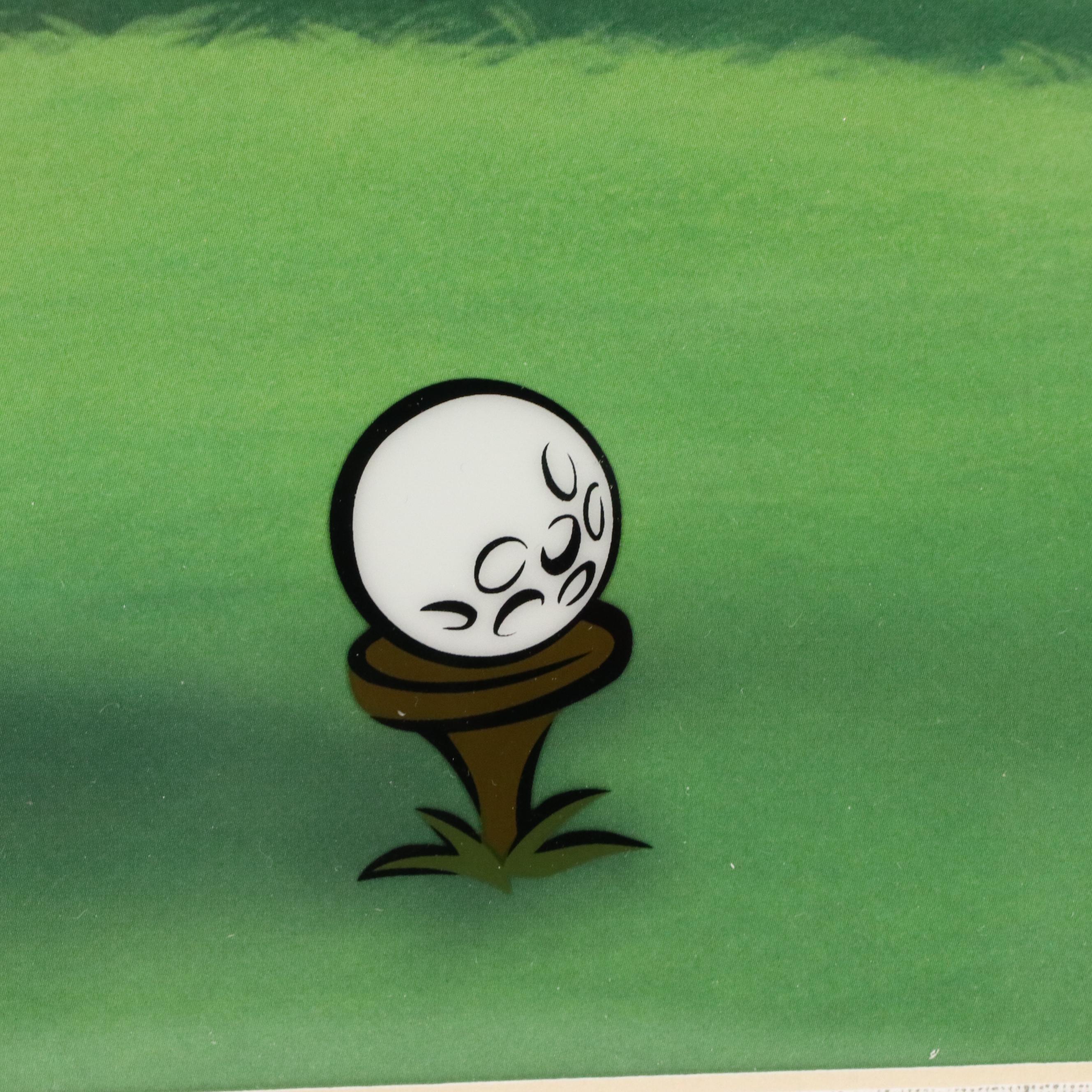 Warner Bros. Looney Tunes Sericel "Taz Tee-Off," 2000