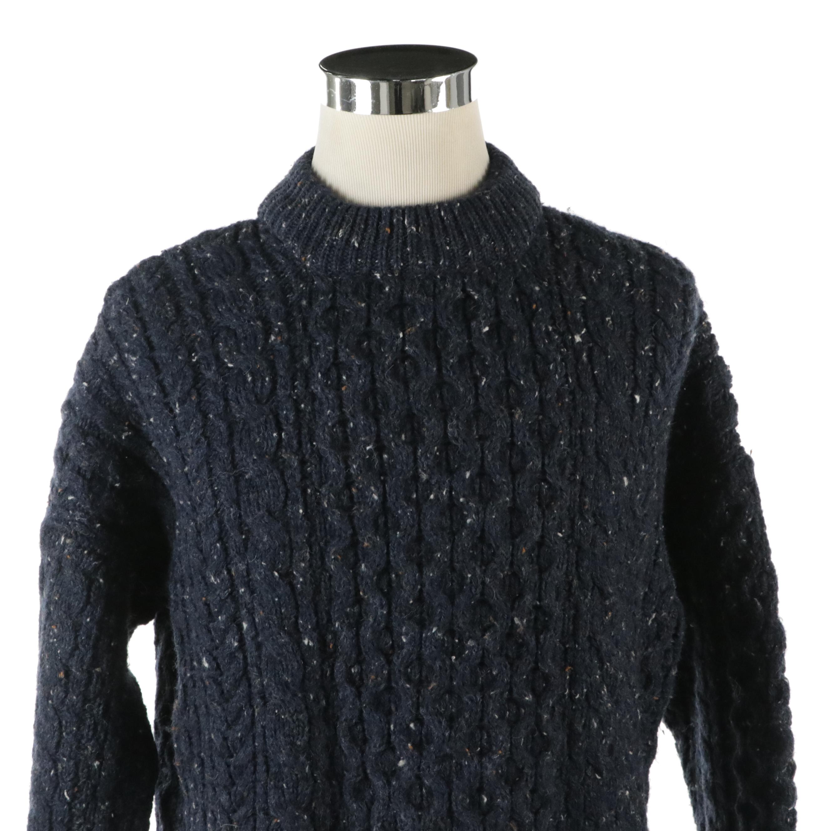 Cladyknit Irish Hand-Knitted Wool Sweater
