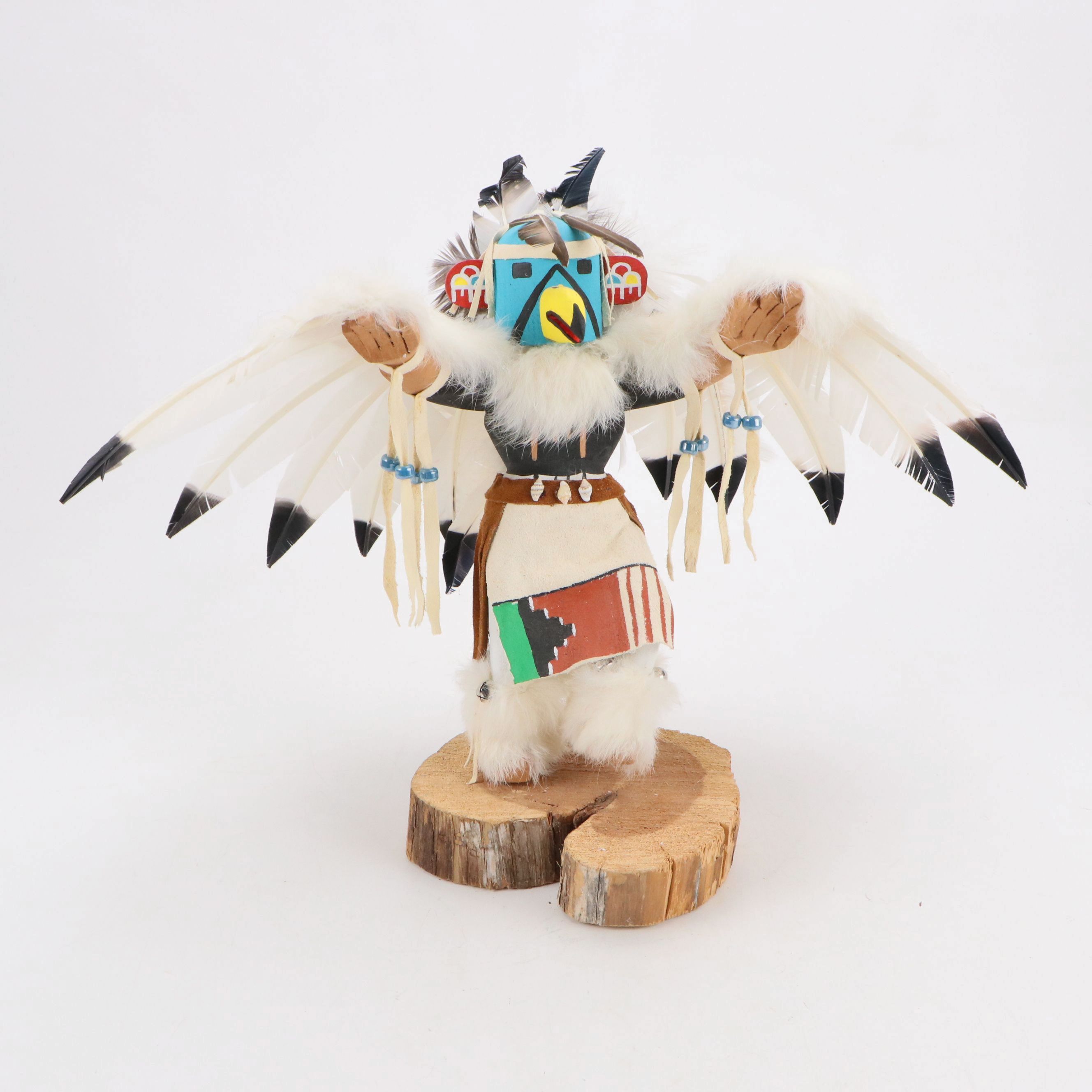 Foutz Trading Co. L. Thompson Navajo Eagle Kachina Doll