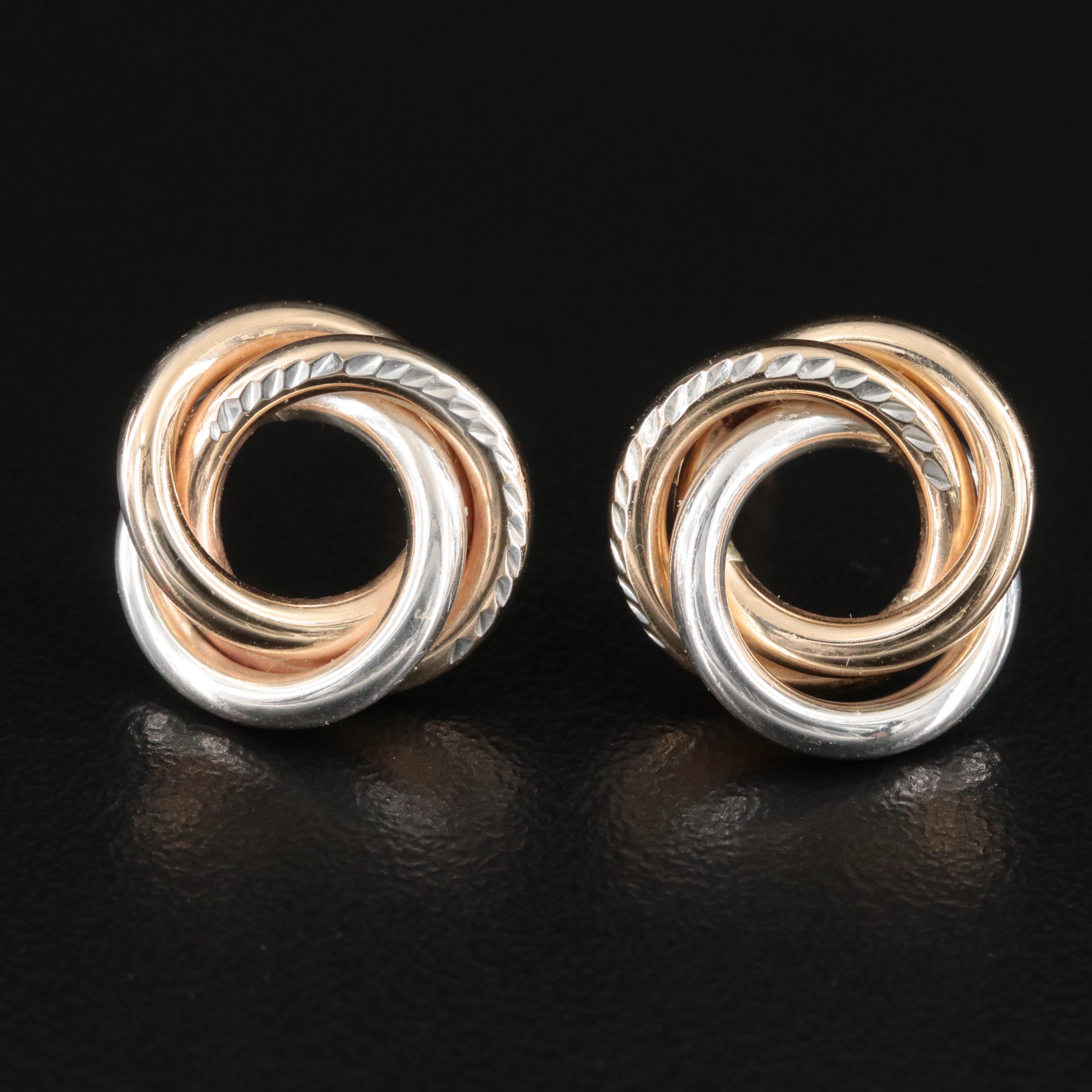 Sterling Knot Earrings