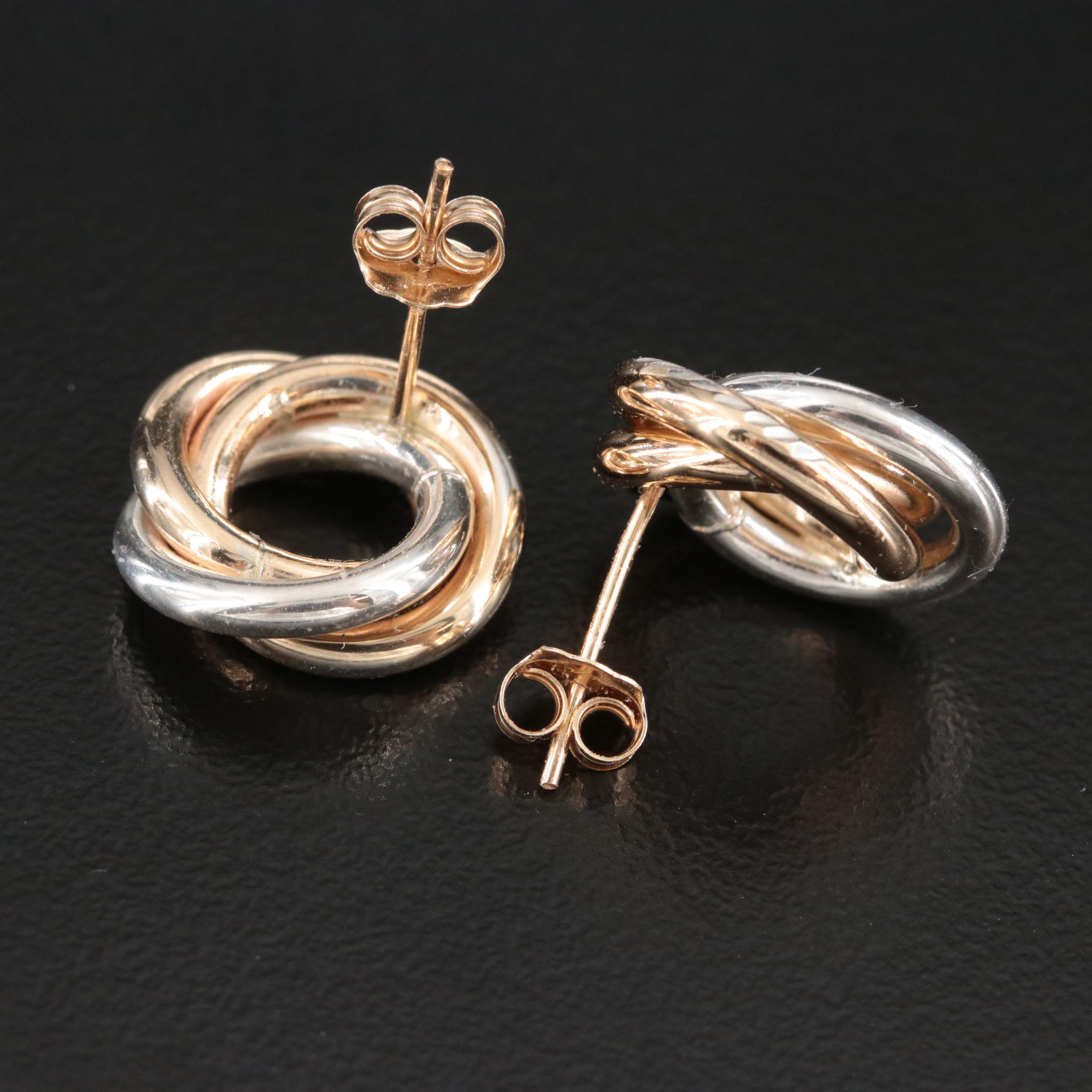 Sterling Knot Earrings
