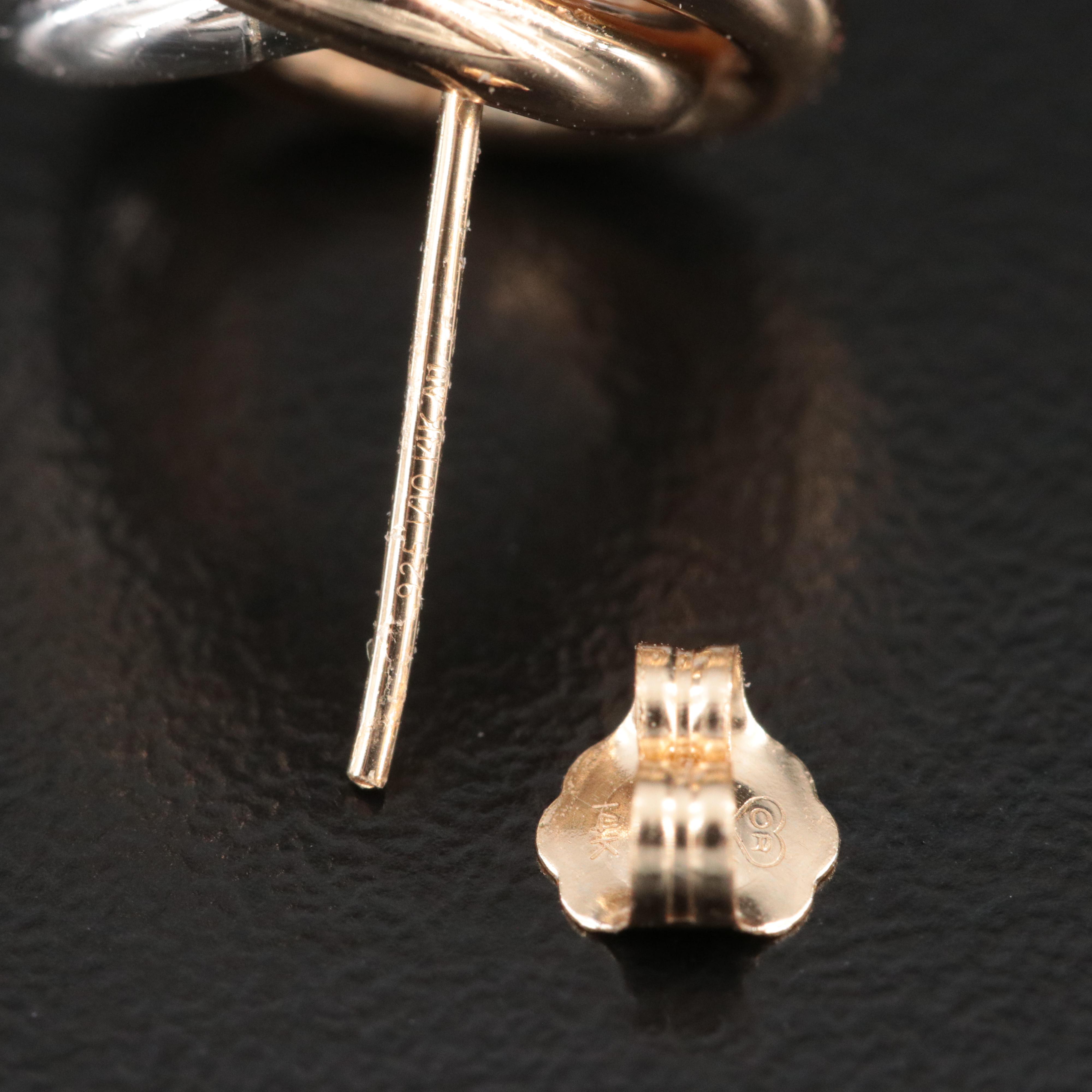 Sterling Knot Earrings