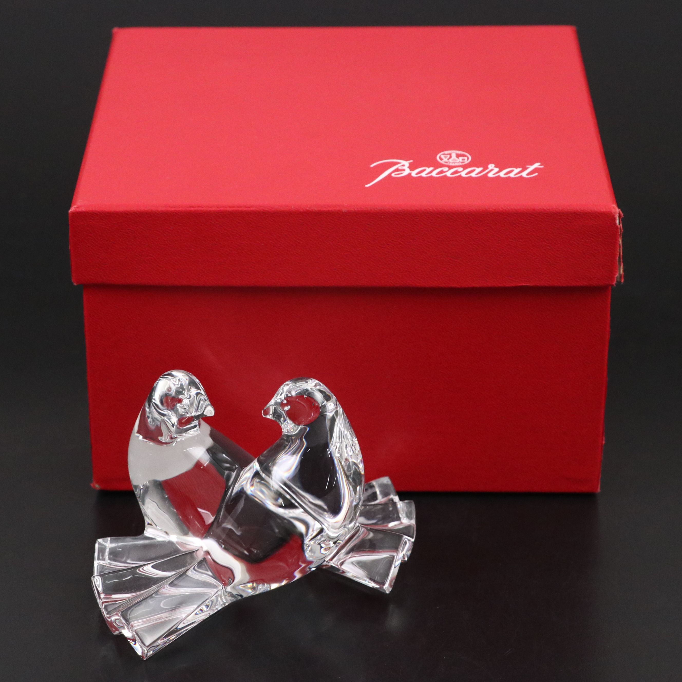 Baccarat "Saint Valentin" Crystal Figurine