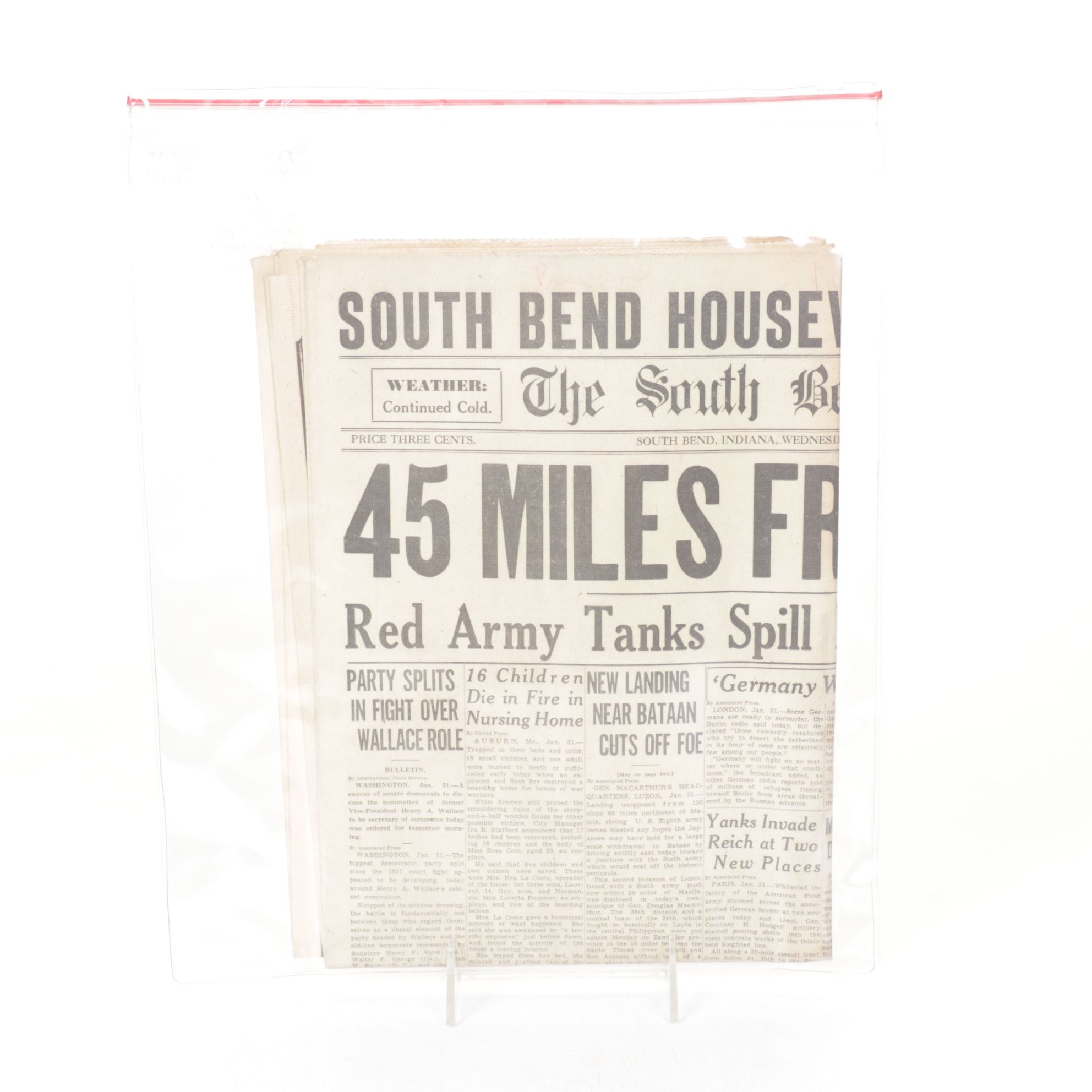 "Chicago Daily Tribune" WWII Germany's Defeat & Other Newspaper Collections