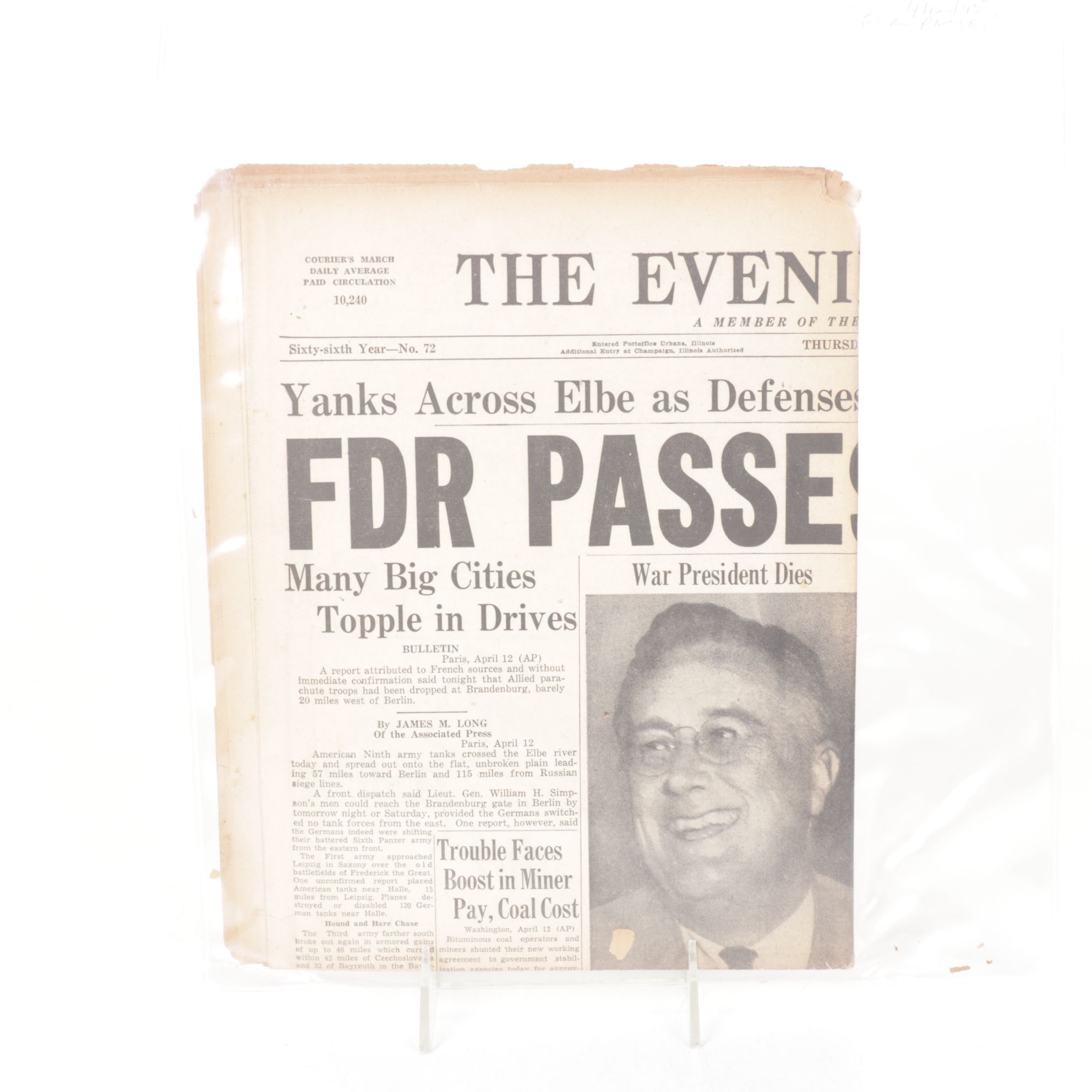 "Chicago Daily Tribune" WWII Germany's Defeat & Other Newspaper Collections