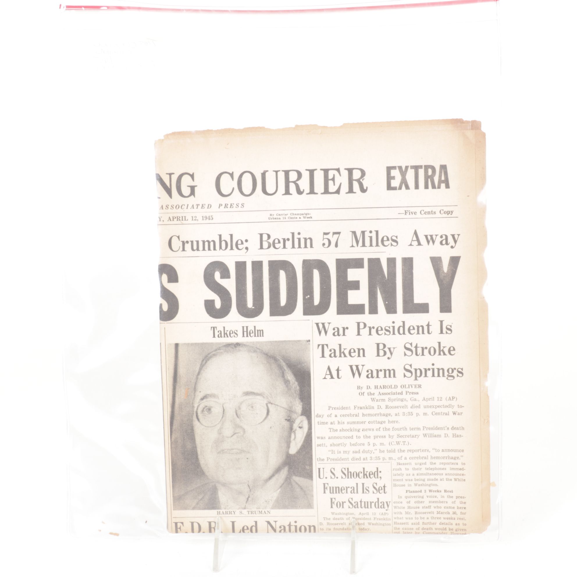 "Chicago Daily Tribune" WWII Germany's Defeat & Other Newspaper Collections