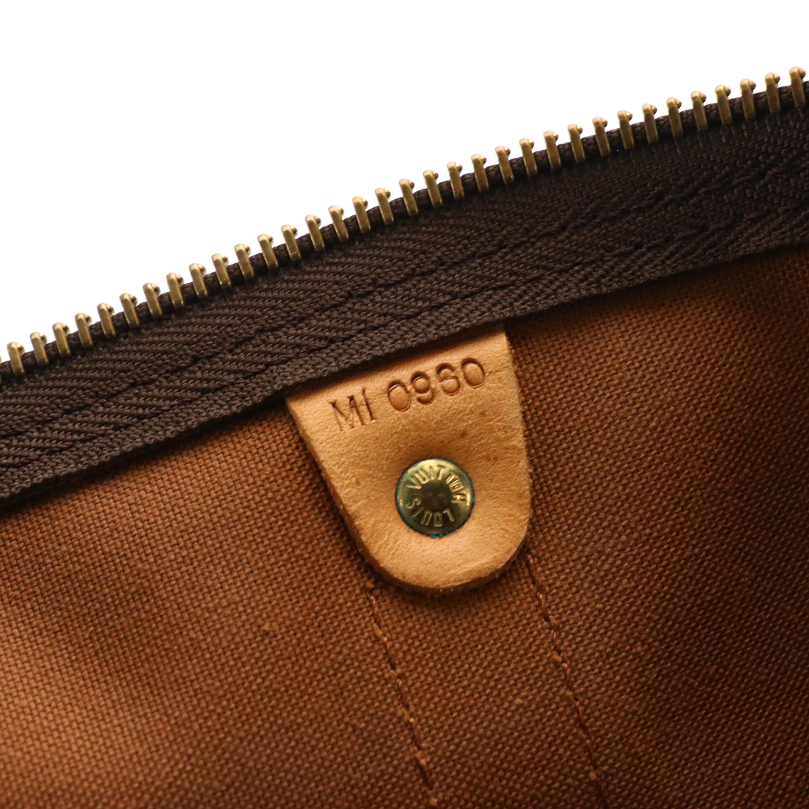 Louis Vuitton Keepall 55 in Monogram Canvas and Vachetta Leather