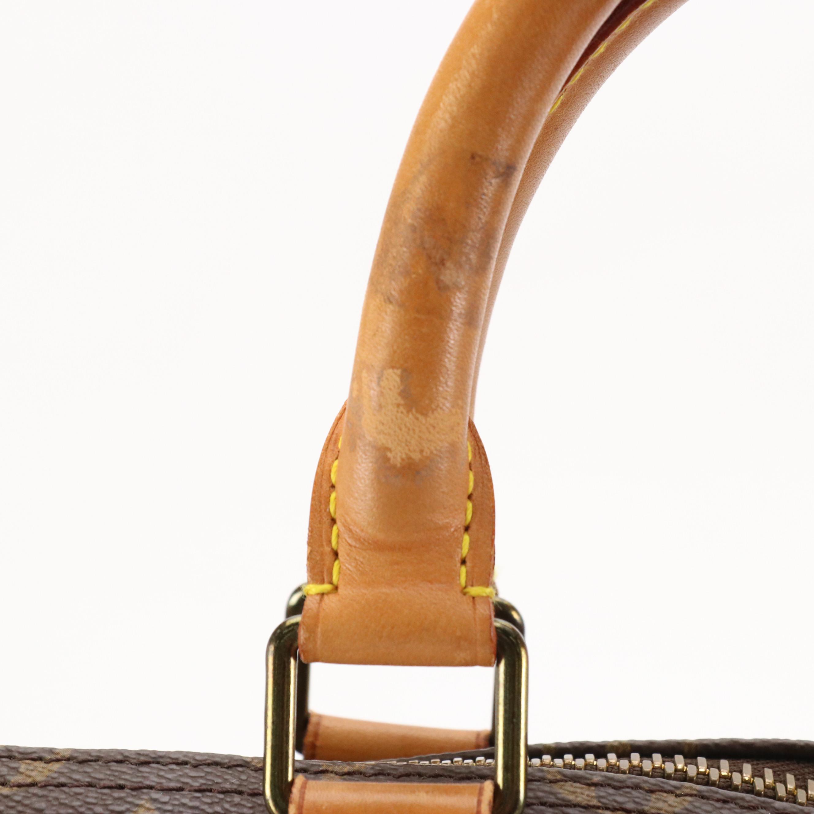 Louis Vuitton Keepall 55 in Monogram Canvas and Vachetta Leather