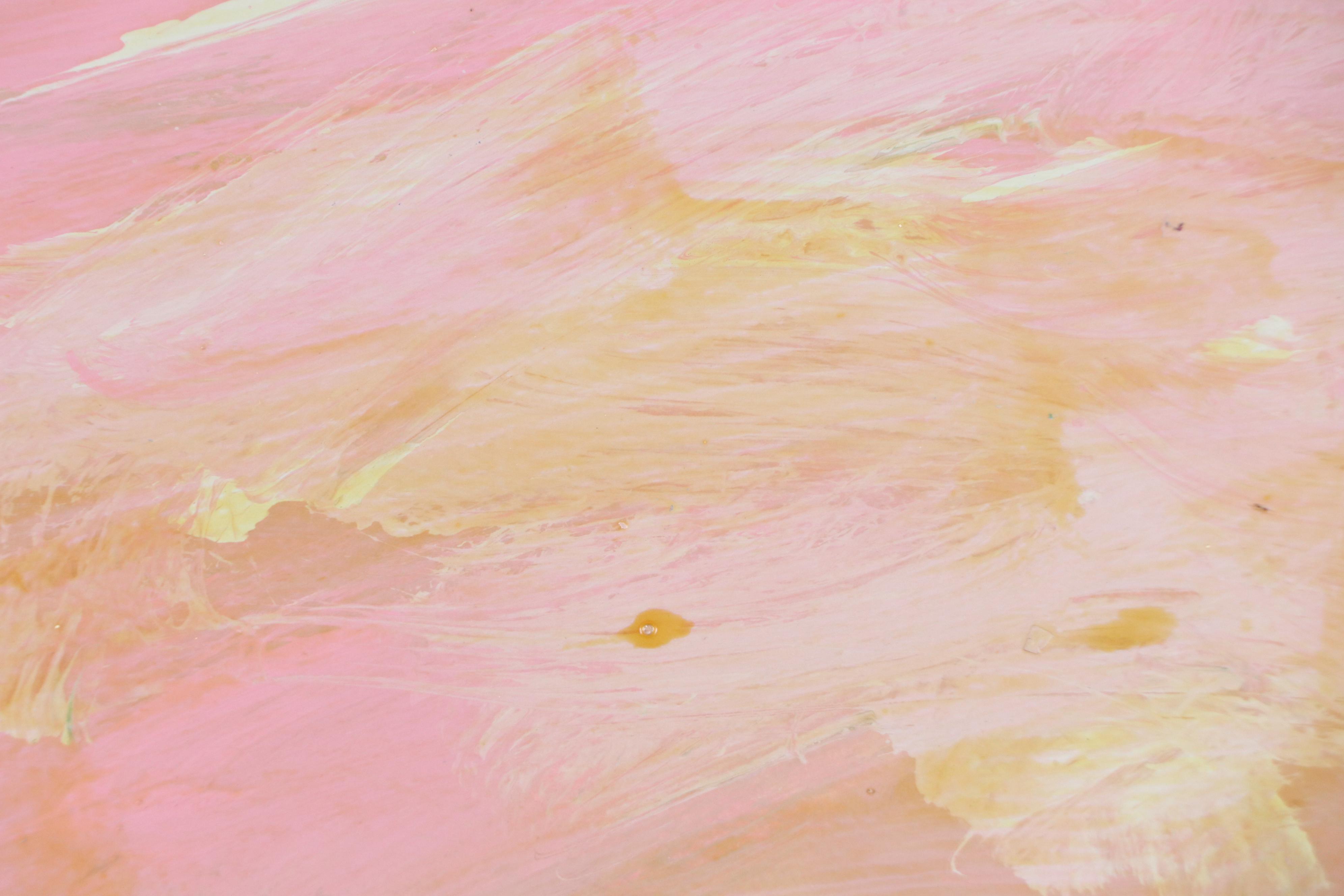 Harry Hilson Abstract Landscape Acrylic Painting, Late 20th Century