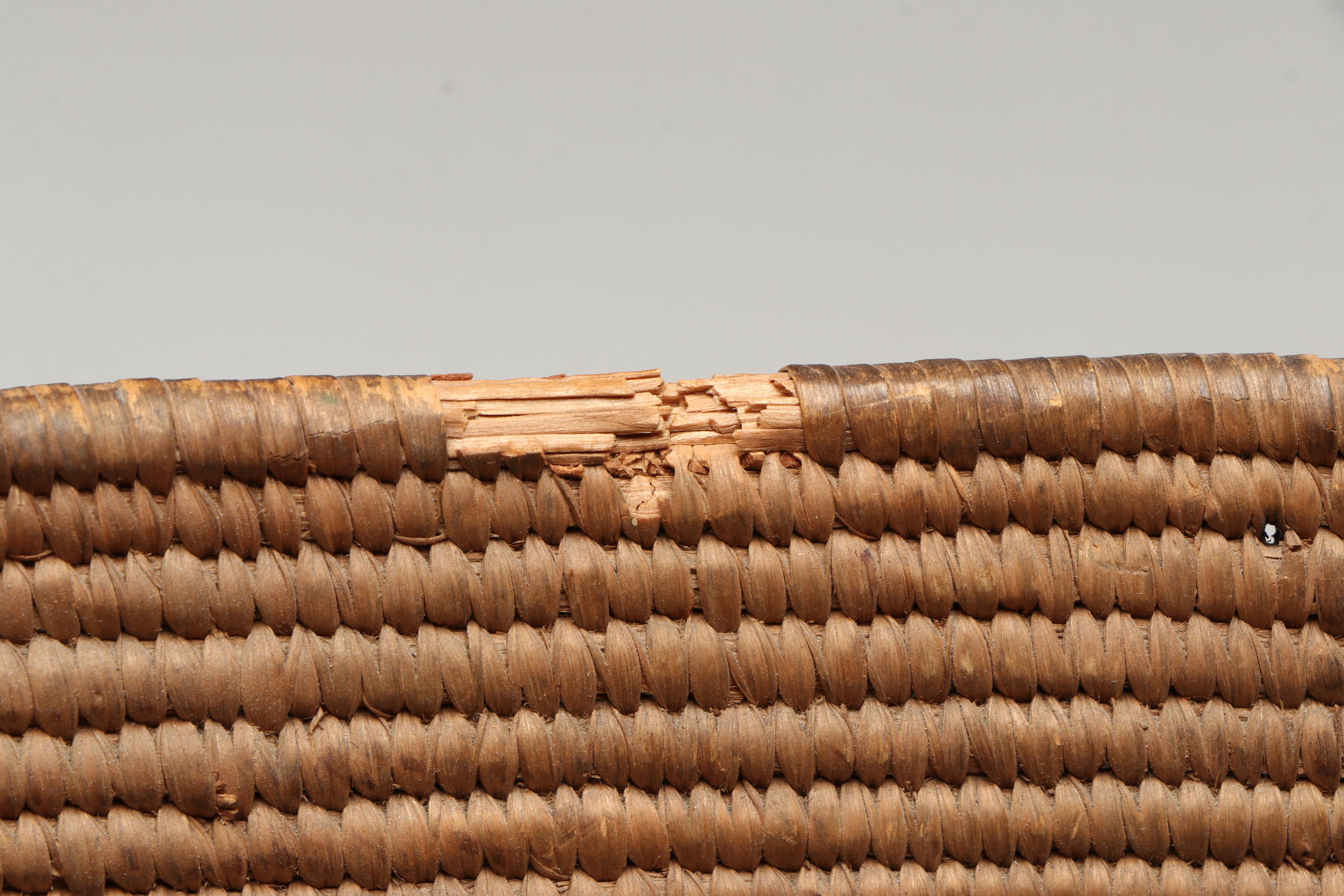 Indigenous Northern Puget Sound/Cascades Rectangular Coiled Basket