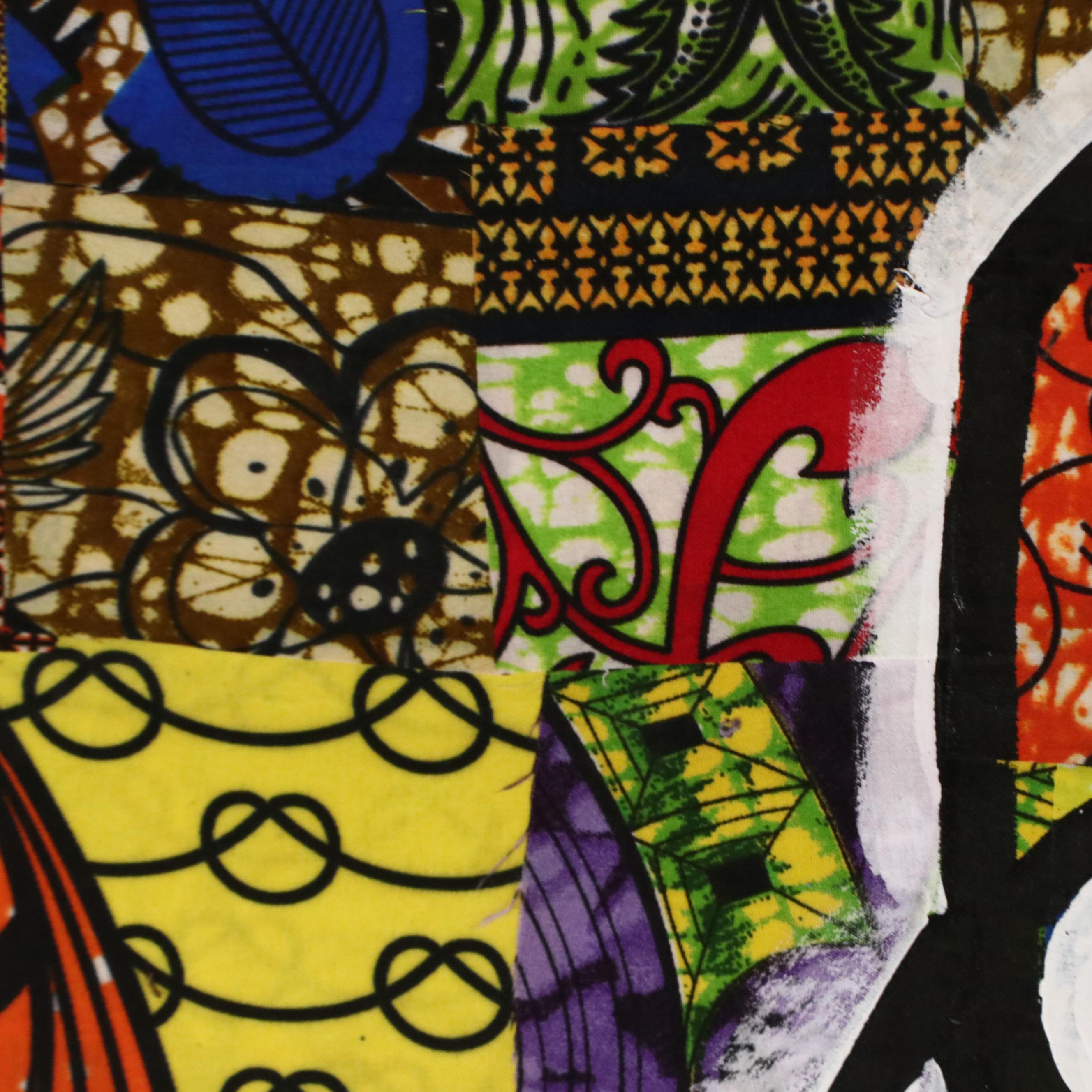 Abiola Idowu Modern Mixed Media Painting "I Am the Best of My Kind," 2024