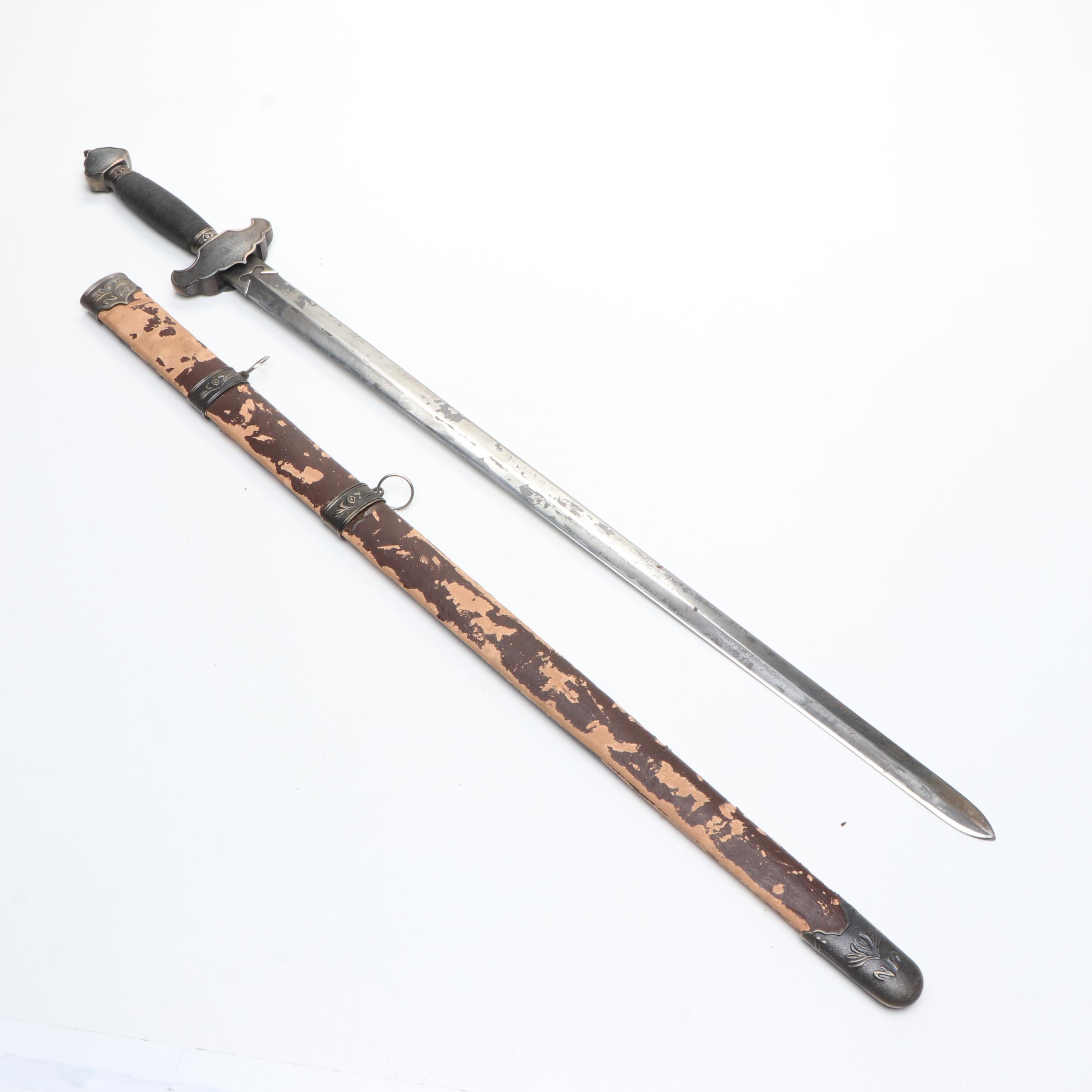 Medieval, Dragon Hilt and Other Chinese Fantasy Swords with Scabbards