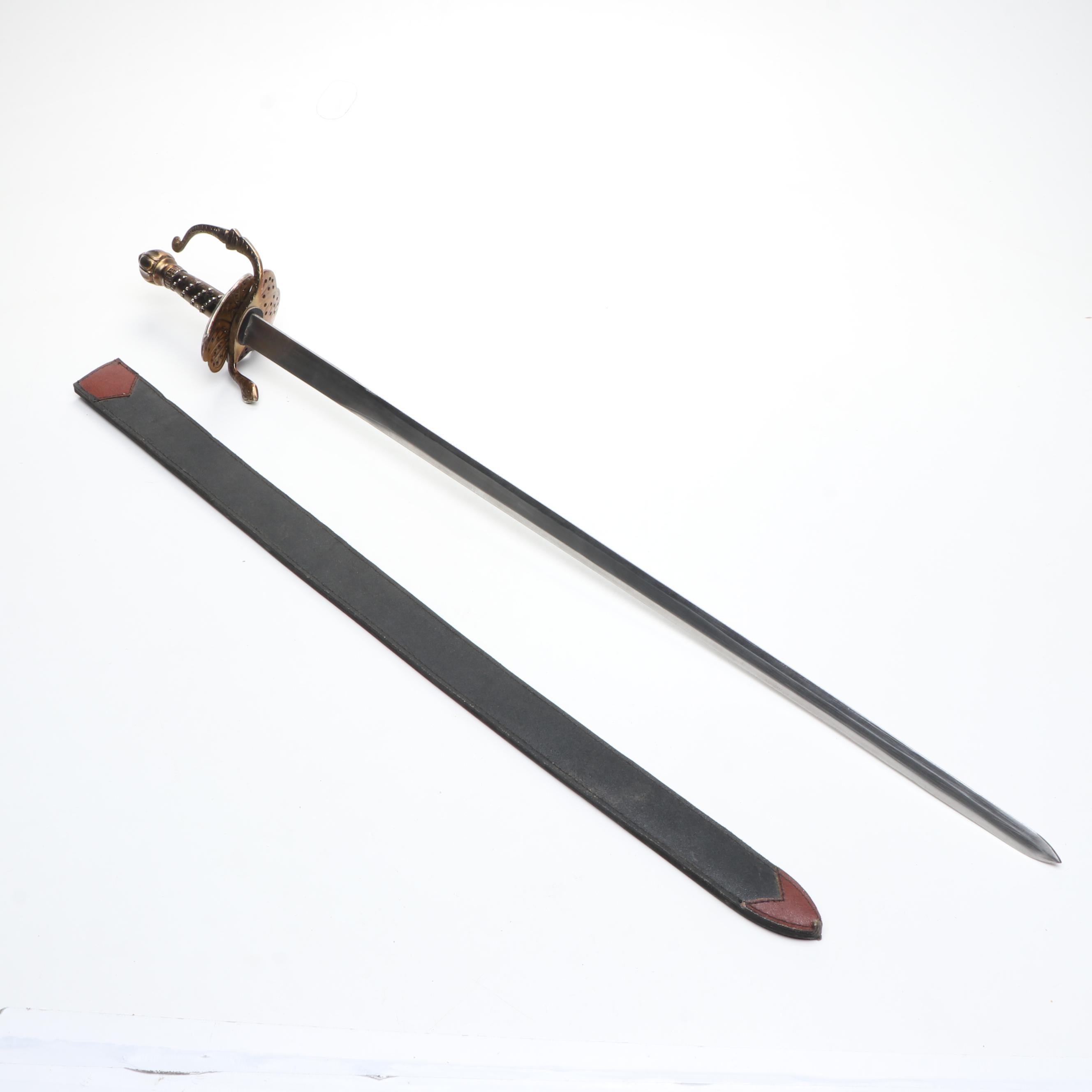 Medieval, Dragon Hilt and Other Chinese Fantasy Swords with Scabbards