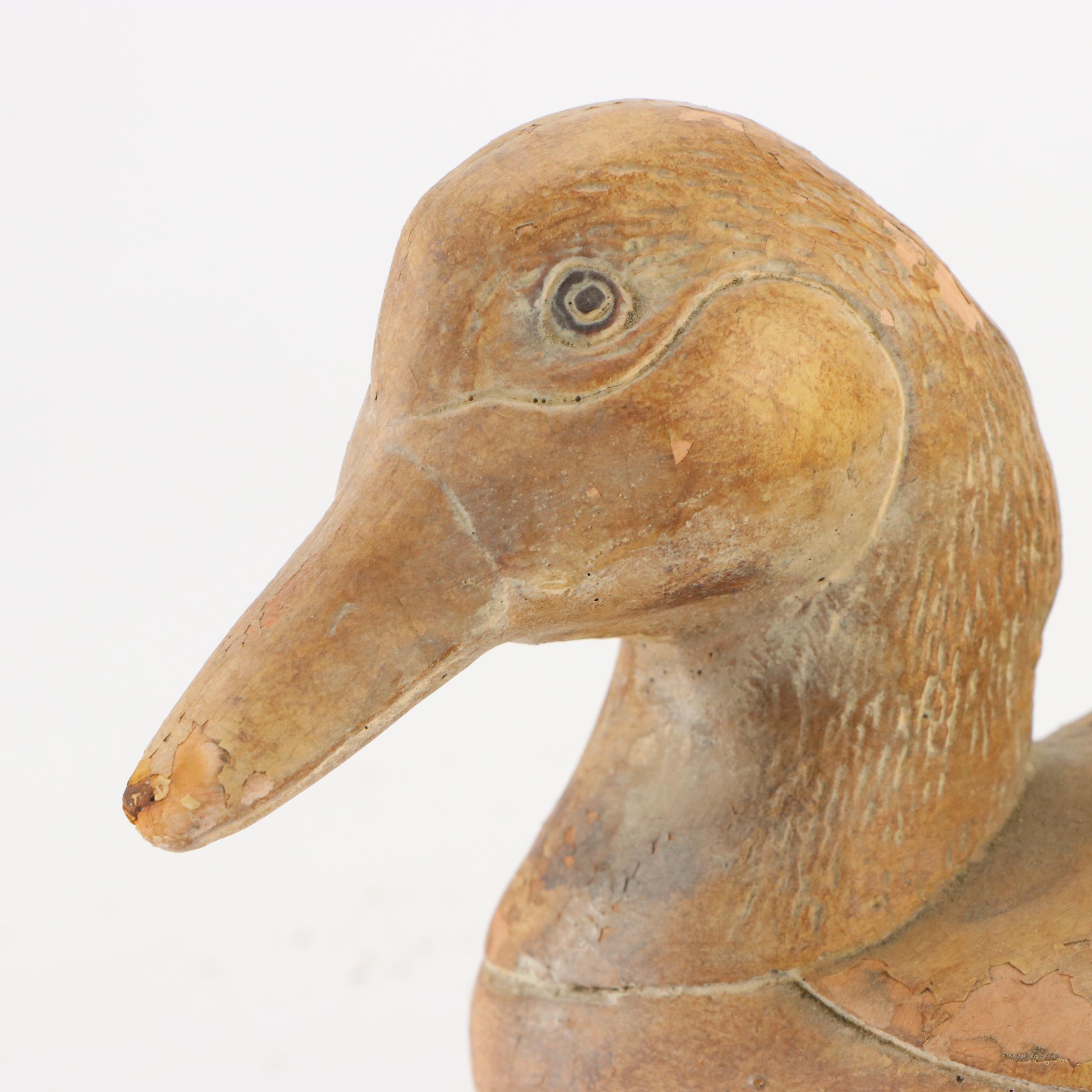 Pair of Terracotta Duck Figures