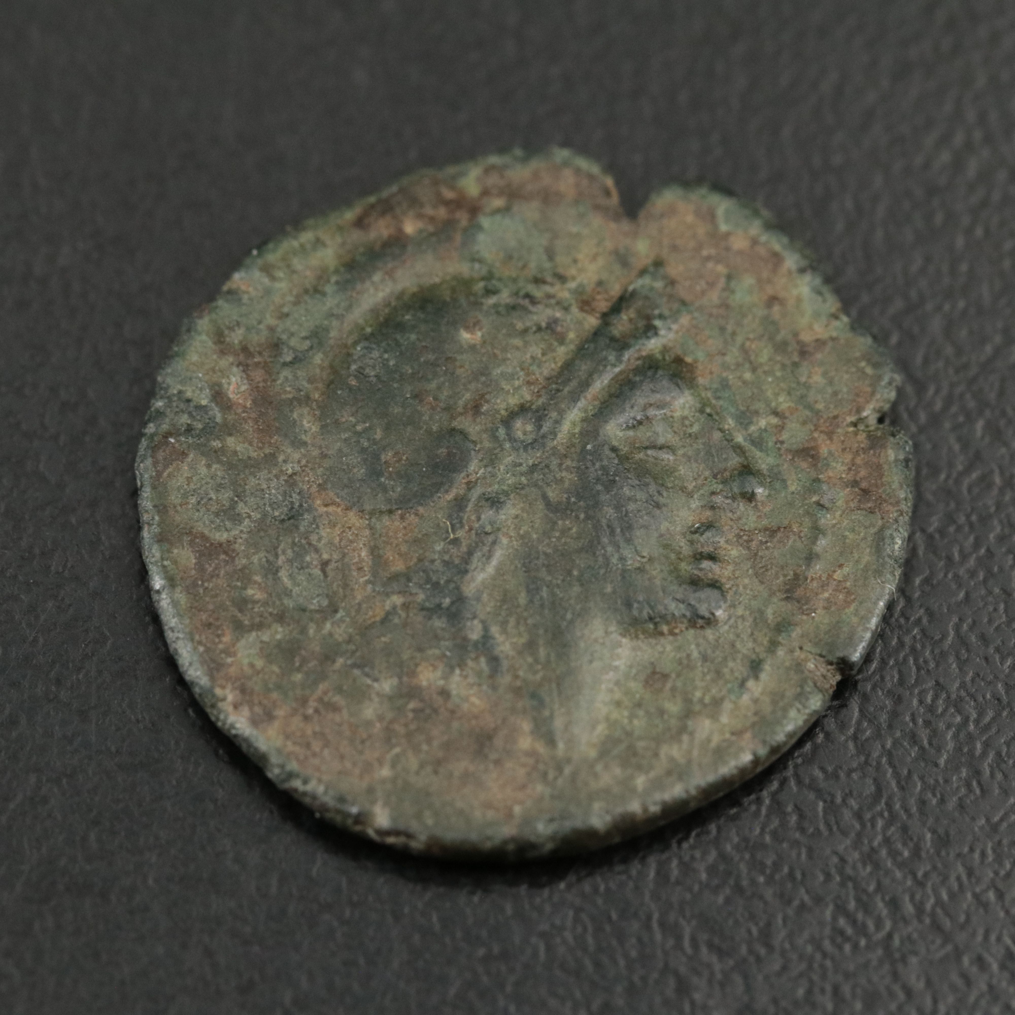Ancient Roman Republic Æ21 Coin, ca. 220 B.C.