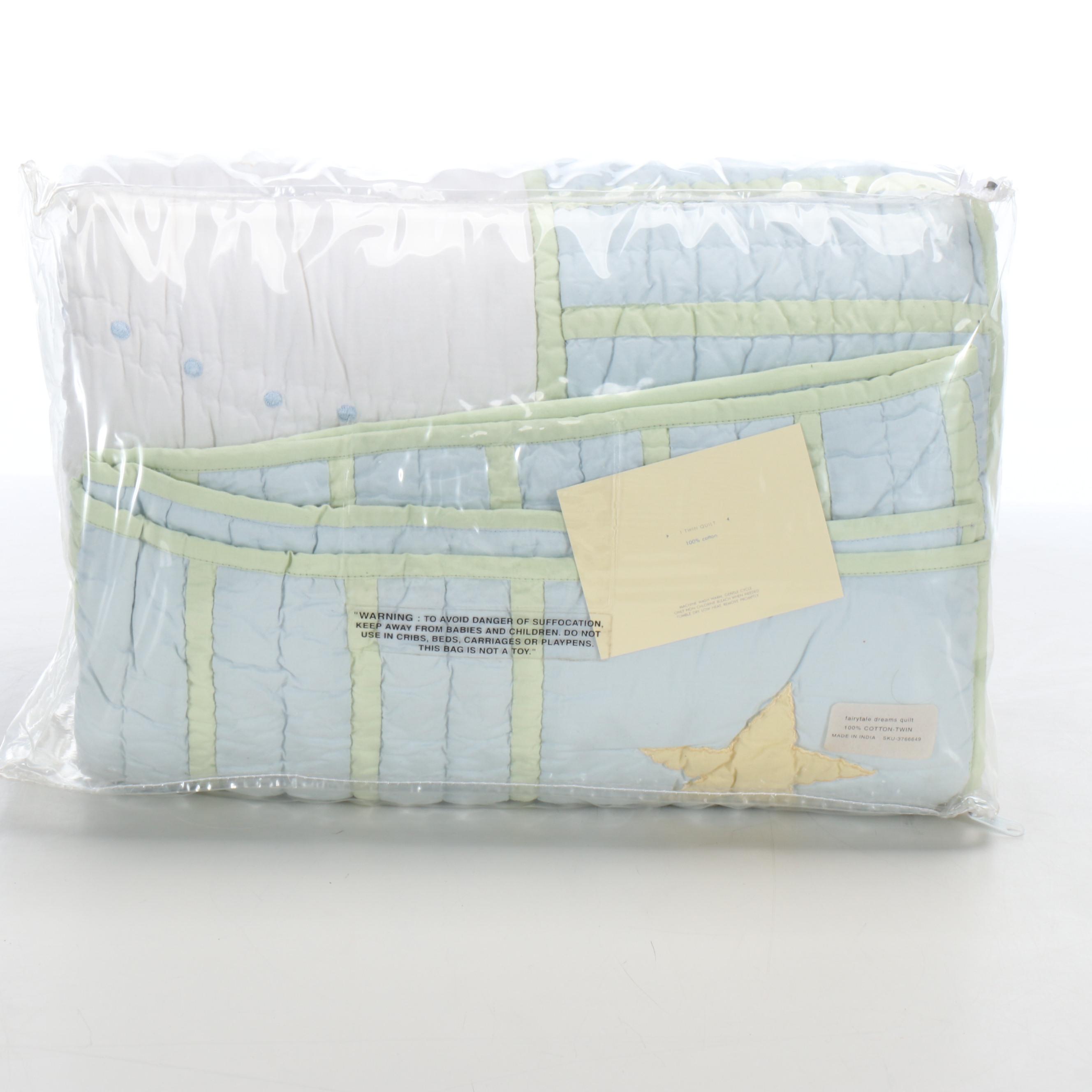 Pottery Barn Kids "Fairytale Dreams" Twin Quilt