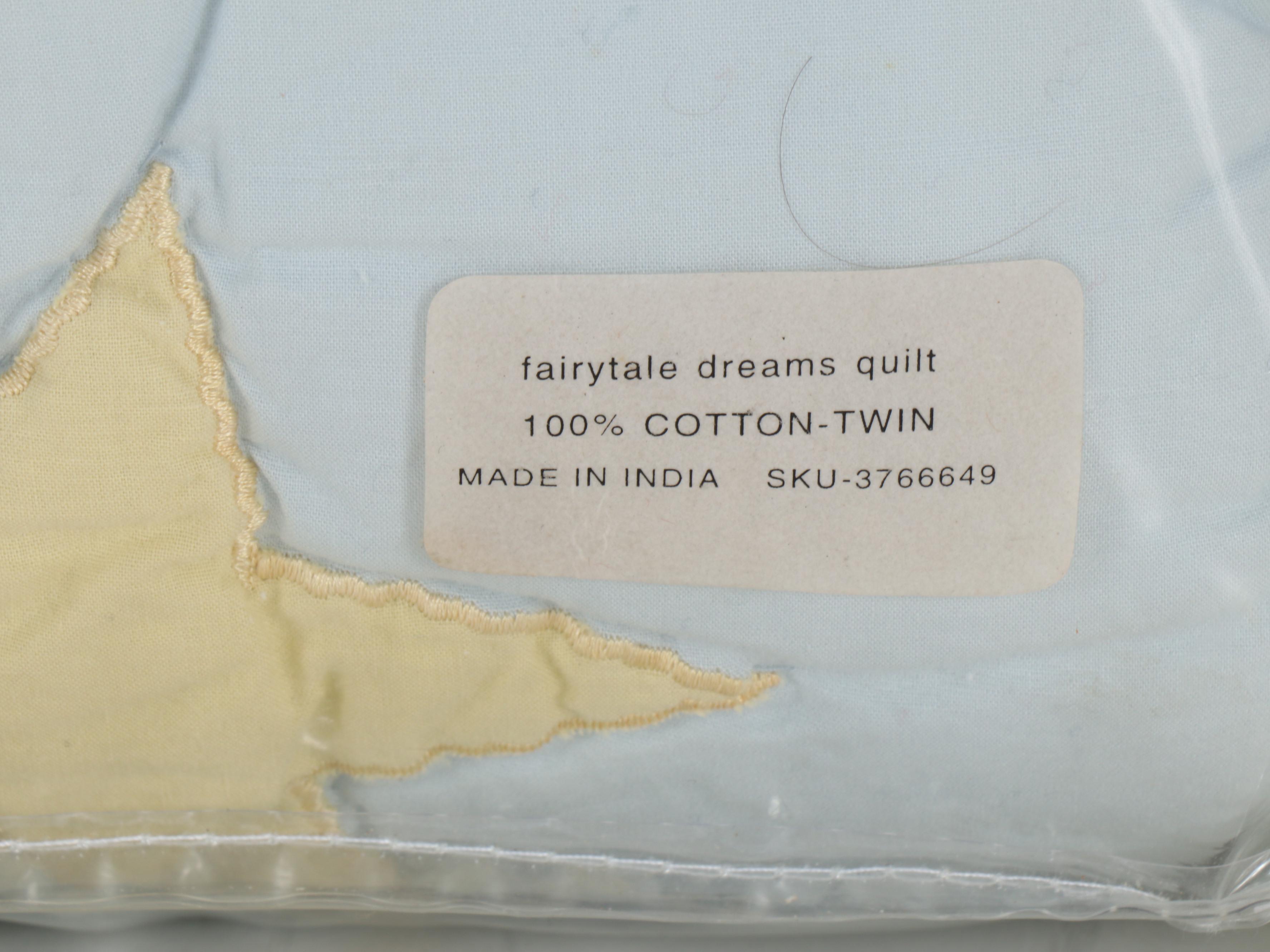 Pottery Barn Kids "Fairytale Dreams" Twin Quilt