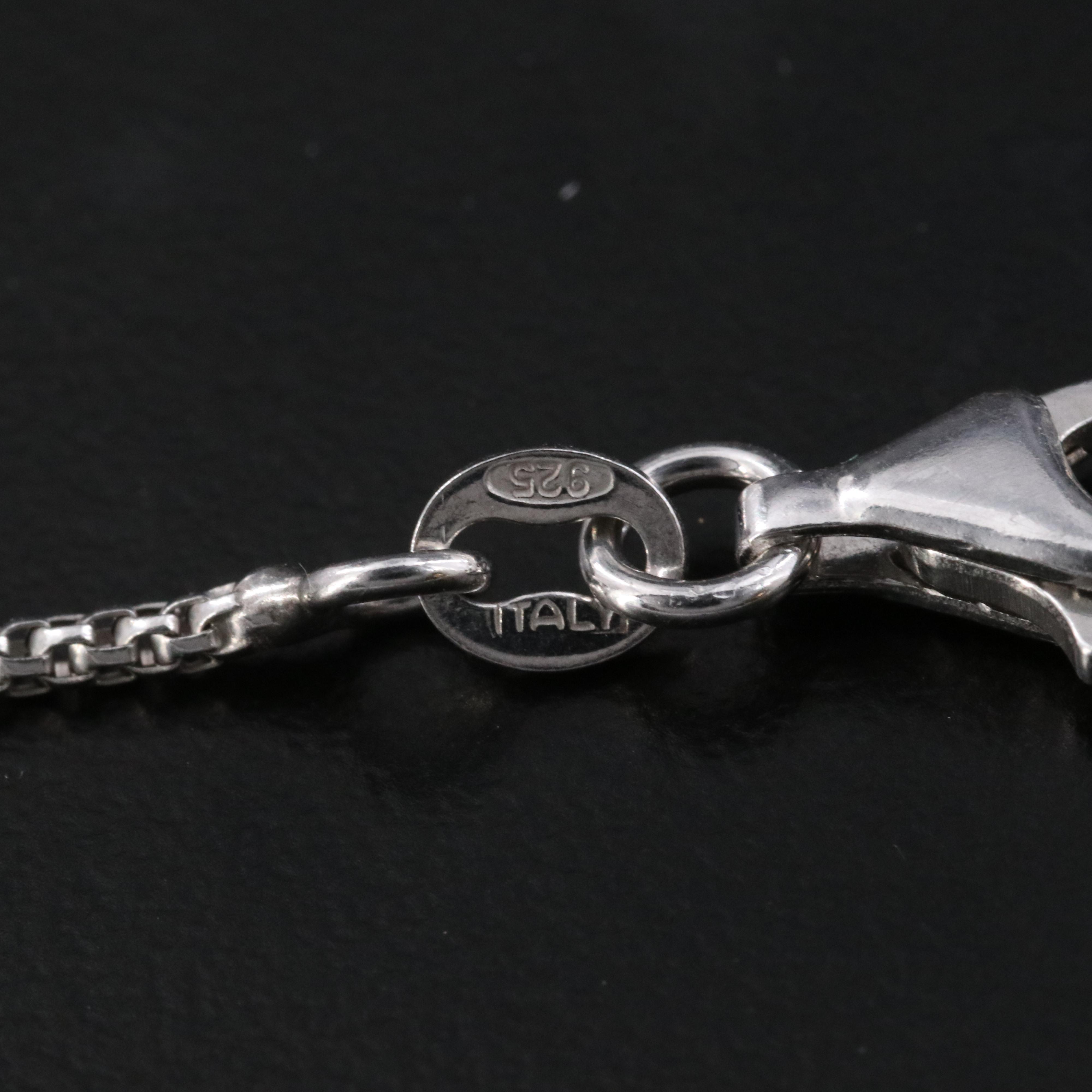 Italian Sterling Starfish Pendant Necklace