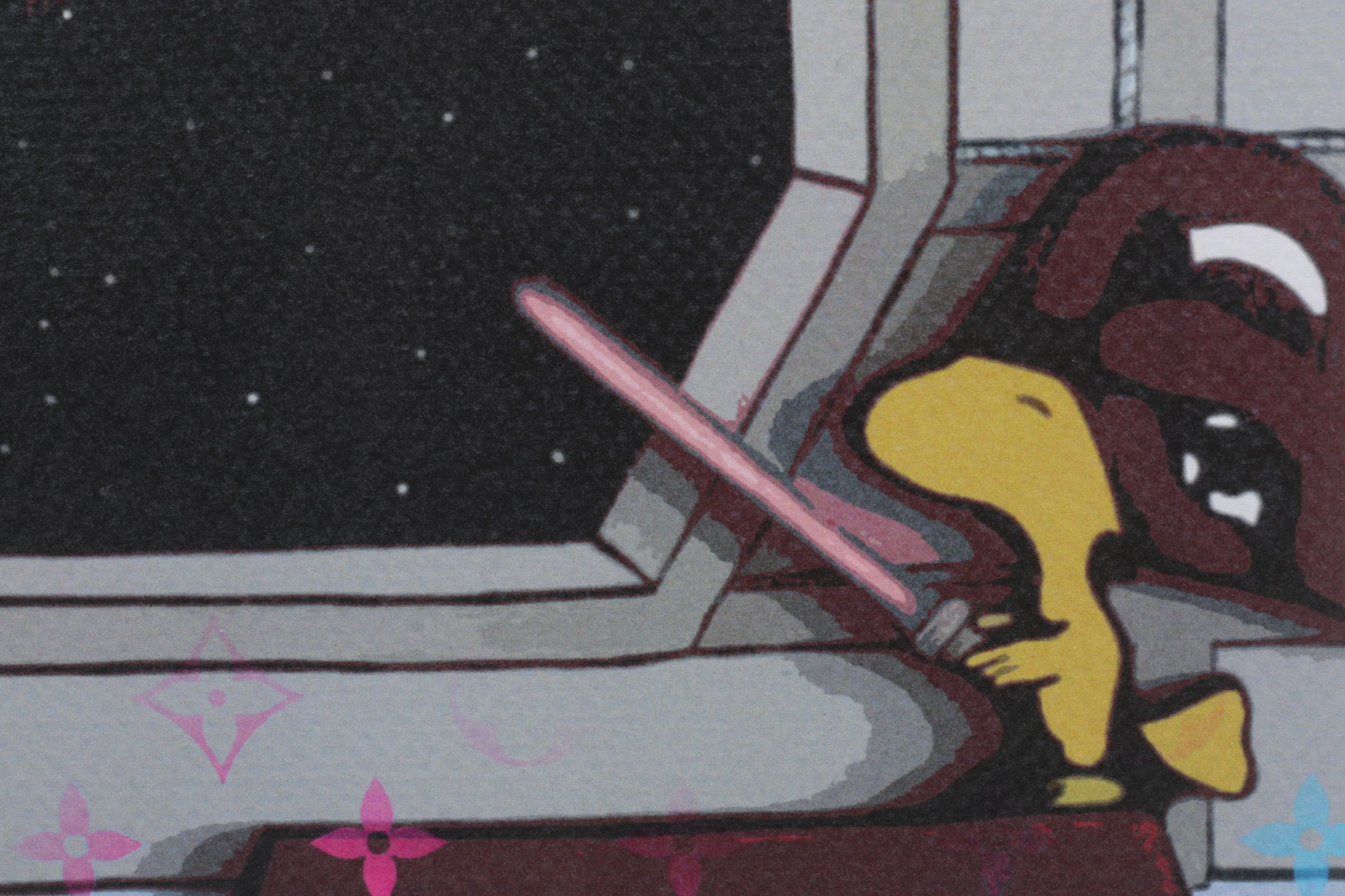 Death NYC Pop Art Graphic Print Homage to Snoopy x Star Wars x LV, 2025