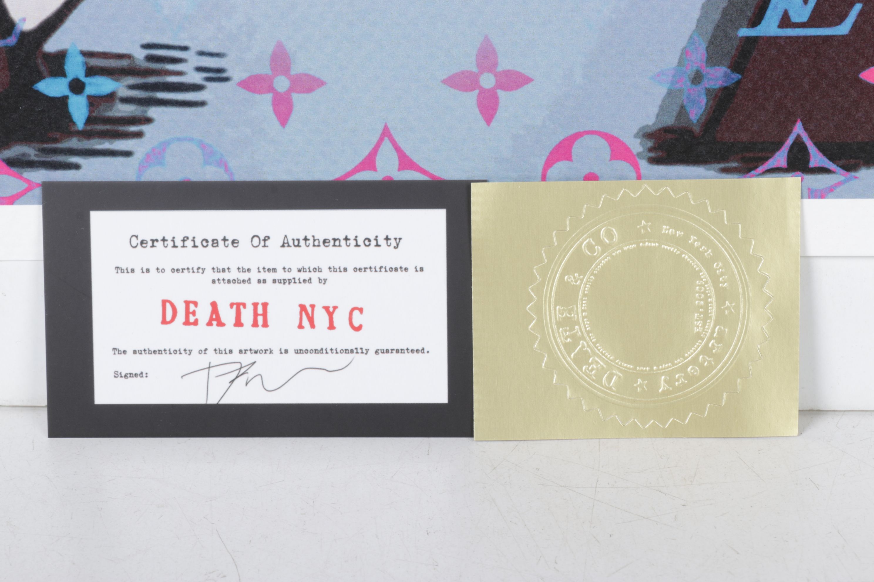 Death NYC Pop Art Graphic Print Homage to Snoopy x Star Wars x LV, 2025