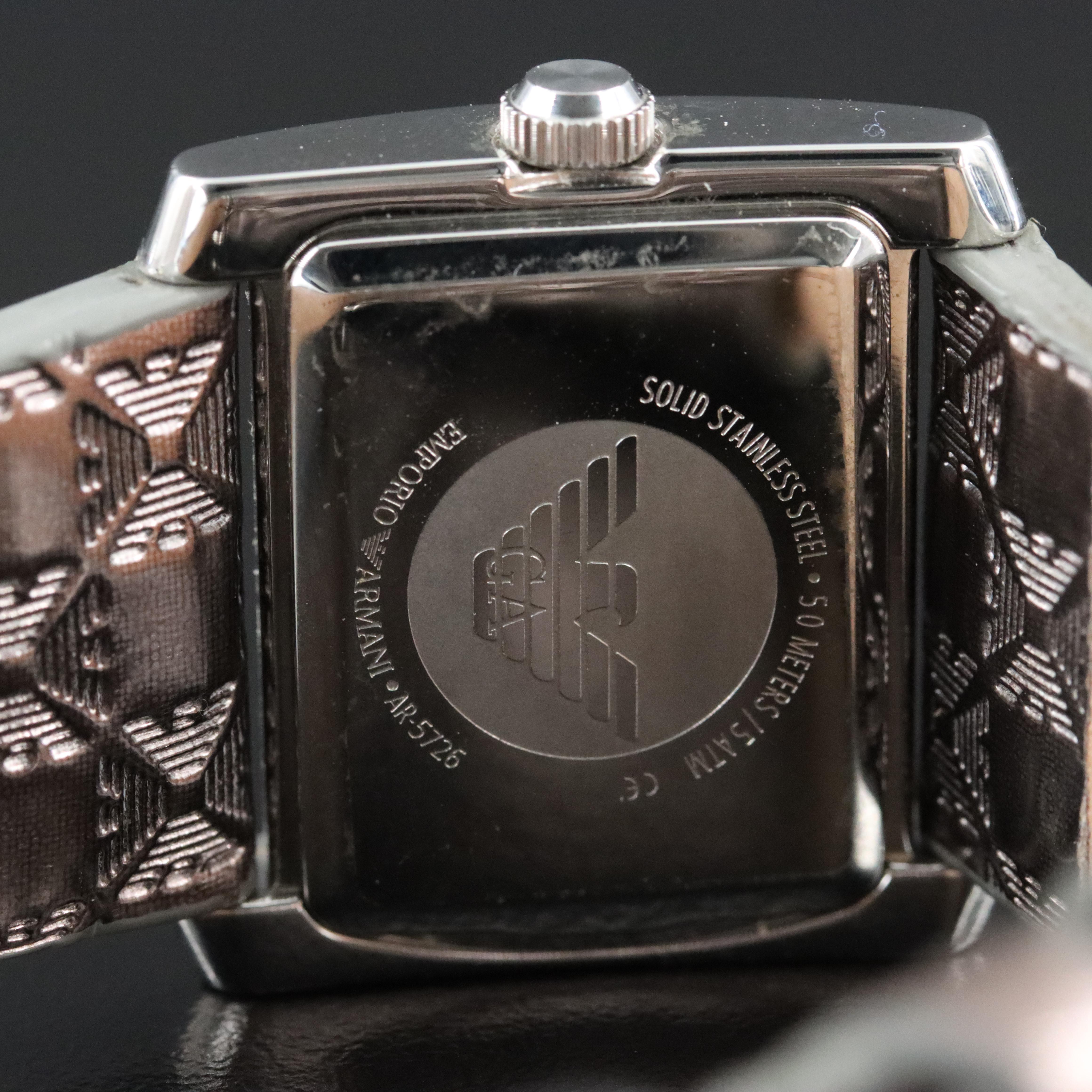 Emporio Armani Montre AR5726 Stainless Steel Watch