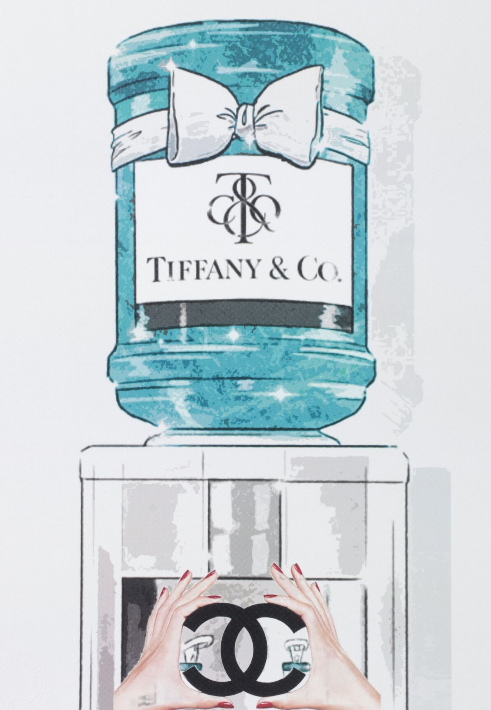 Death NYC Graphic Digital Print Homage Chanel x Tiffany & Co., 2025