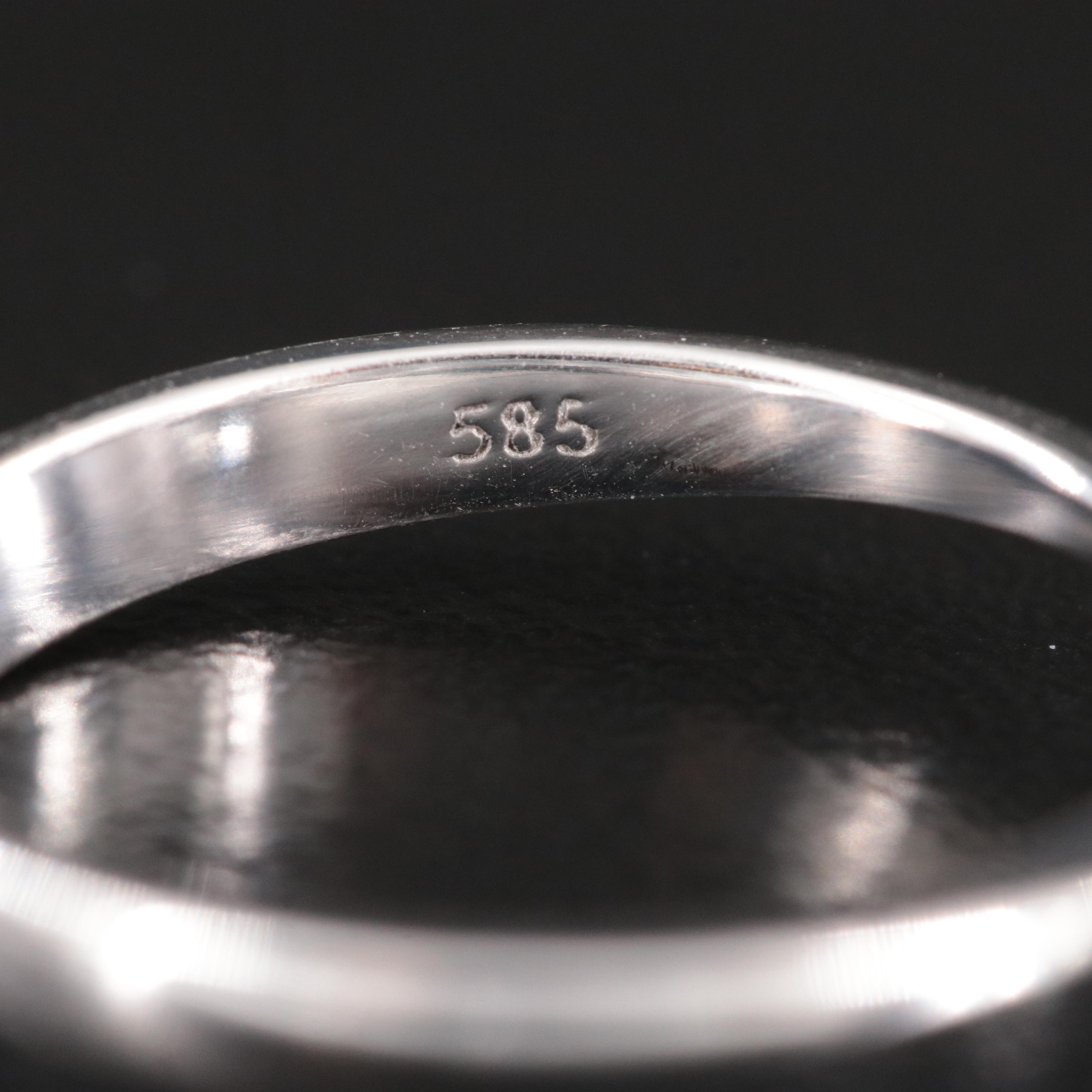 14K 1.50 CT Diamond Solitaire Ring with IGI Report