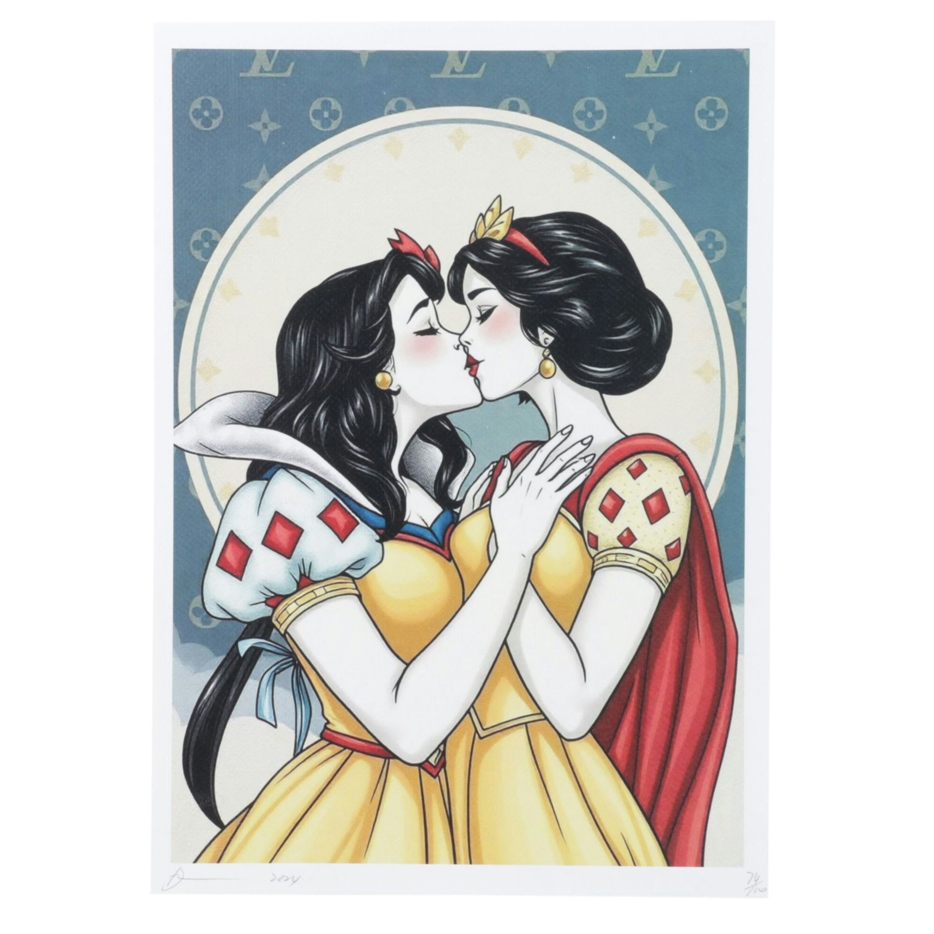 Death NYC Graphic Digital Print Homage Snow Whites x Louis Vuitton, 2024