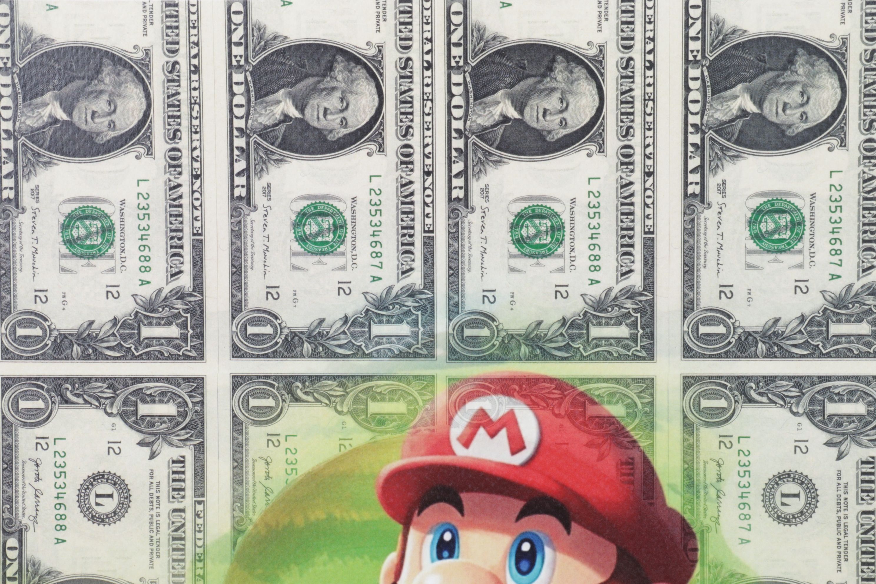 Death NYC Pop Art Digital Graphic Print Homage to Super Mario, 2025