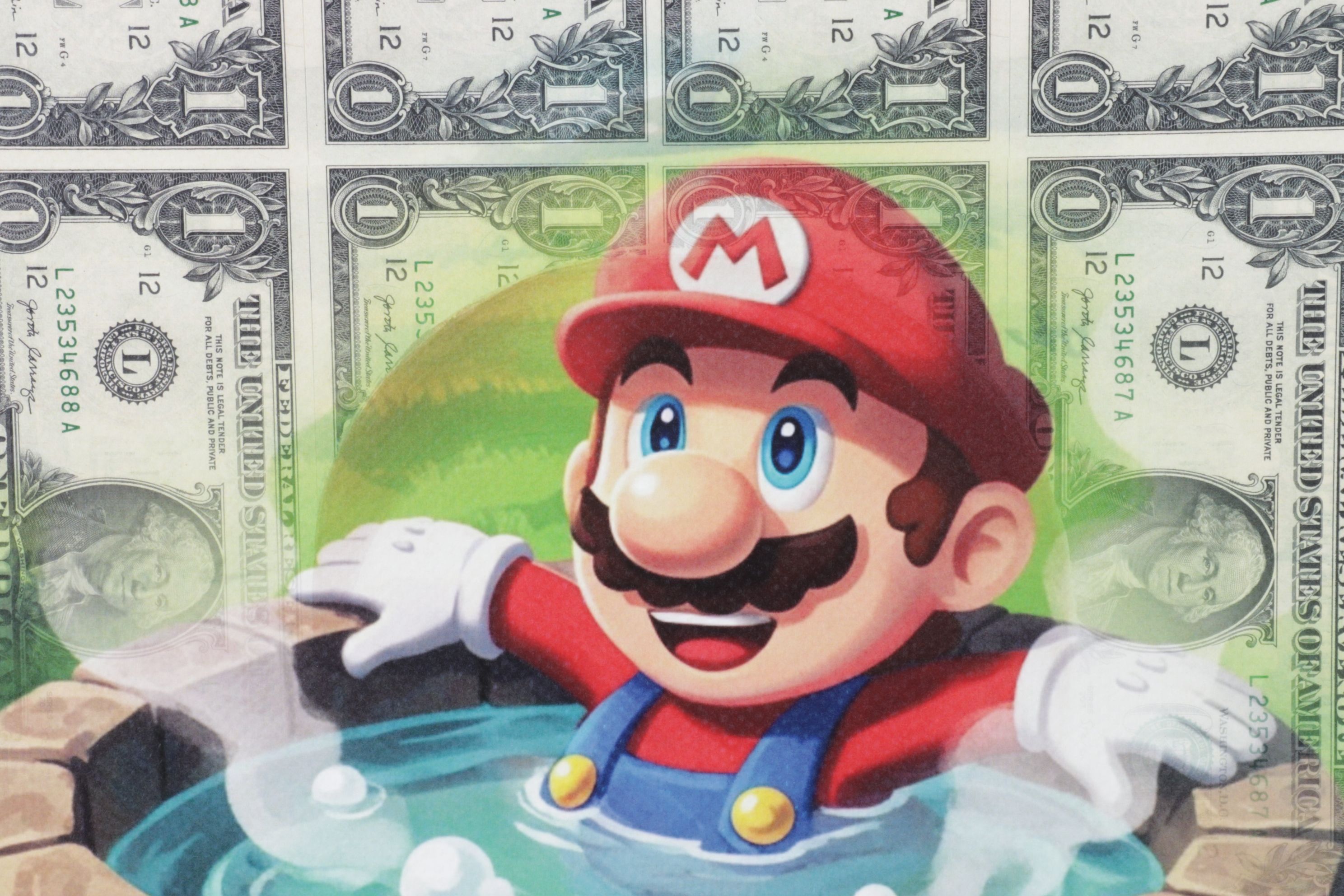 Death NYC Pop Art Digital Graphic Print Homage to Super Mario, 2025