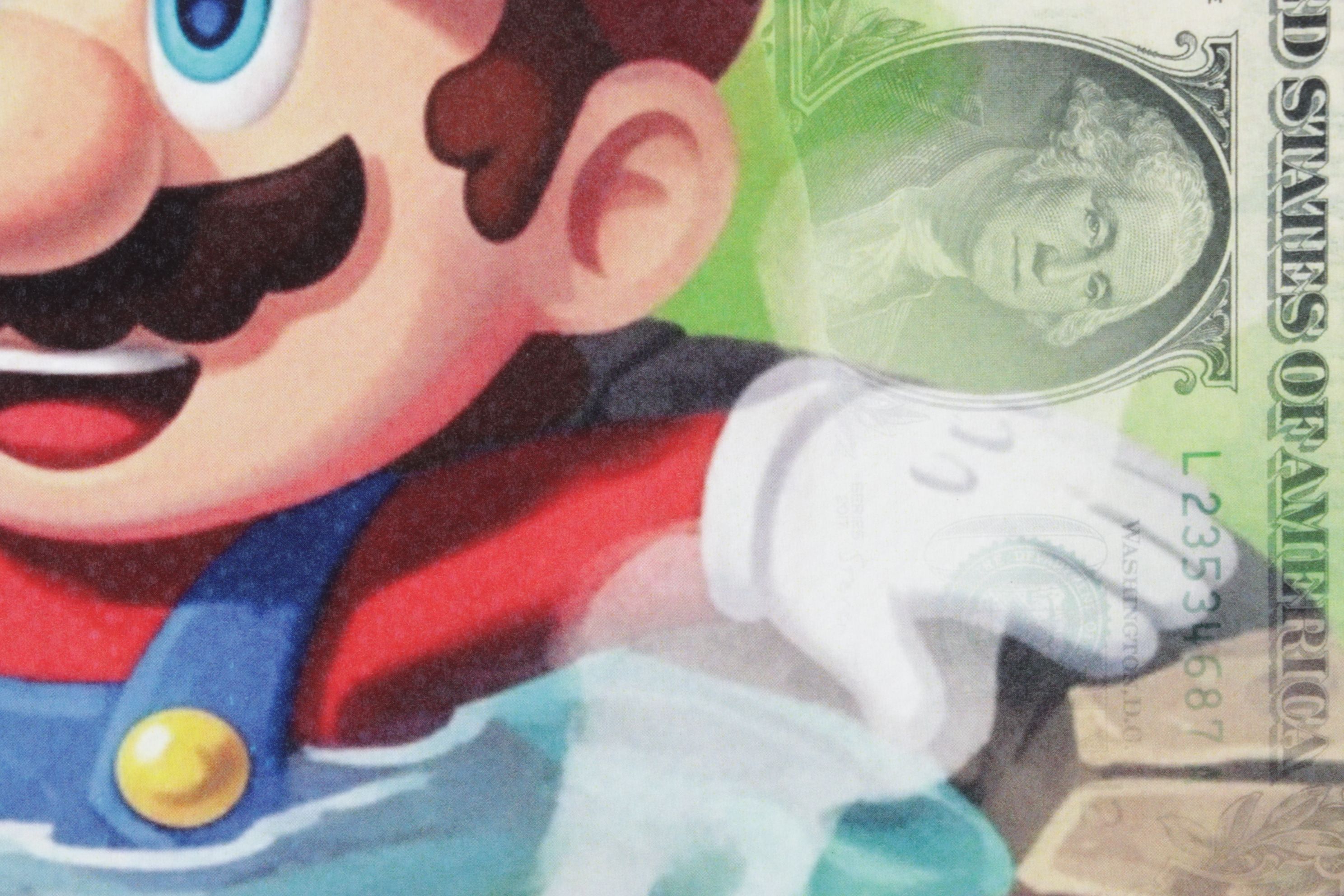 Death NYC Pop Art Digital Graphic Print Homage to Super Mario, 2025