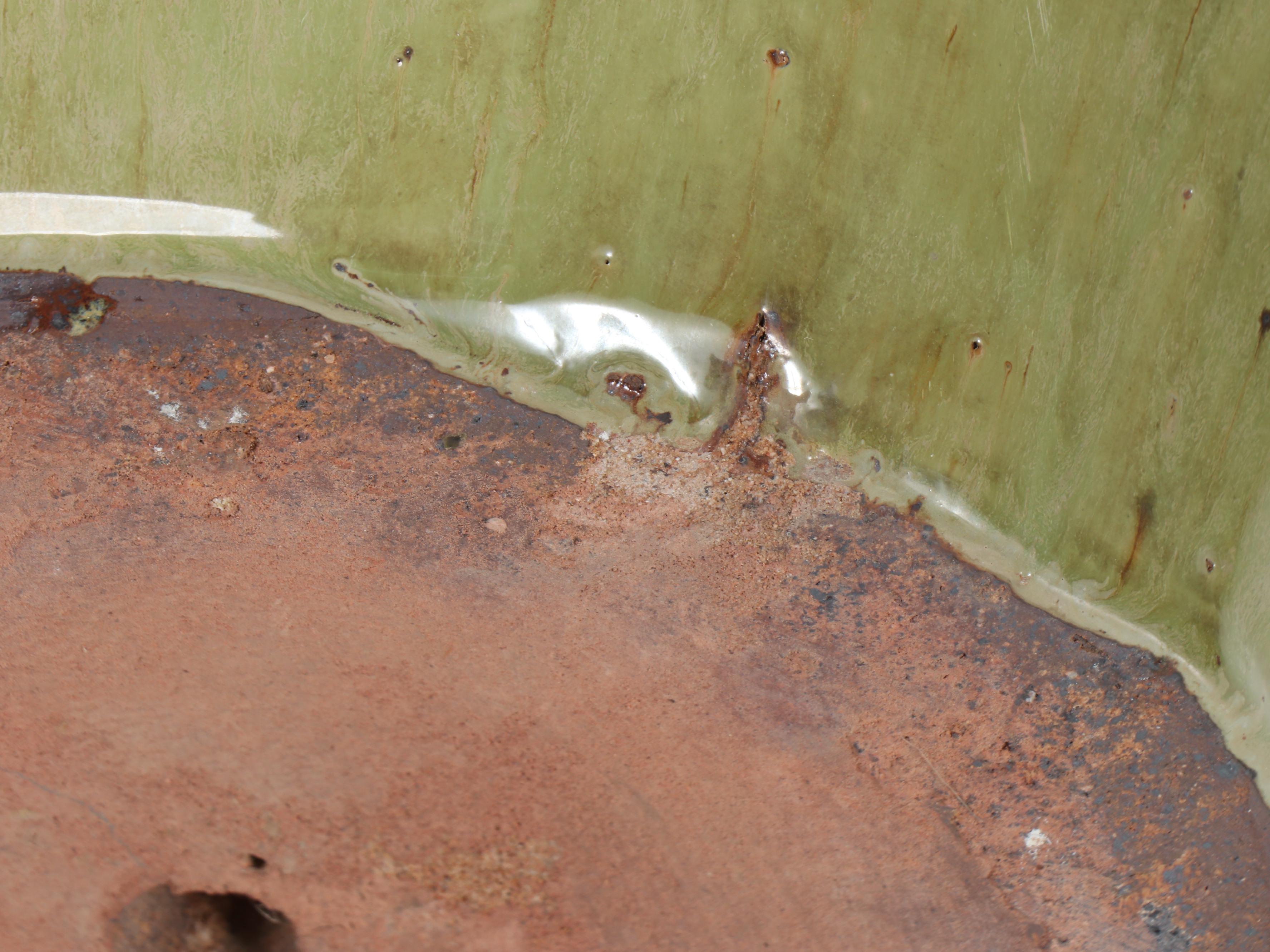 Large Square Planter Box with Glazed Ceramic Urn Planter