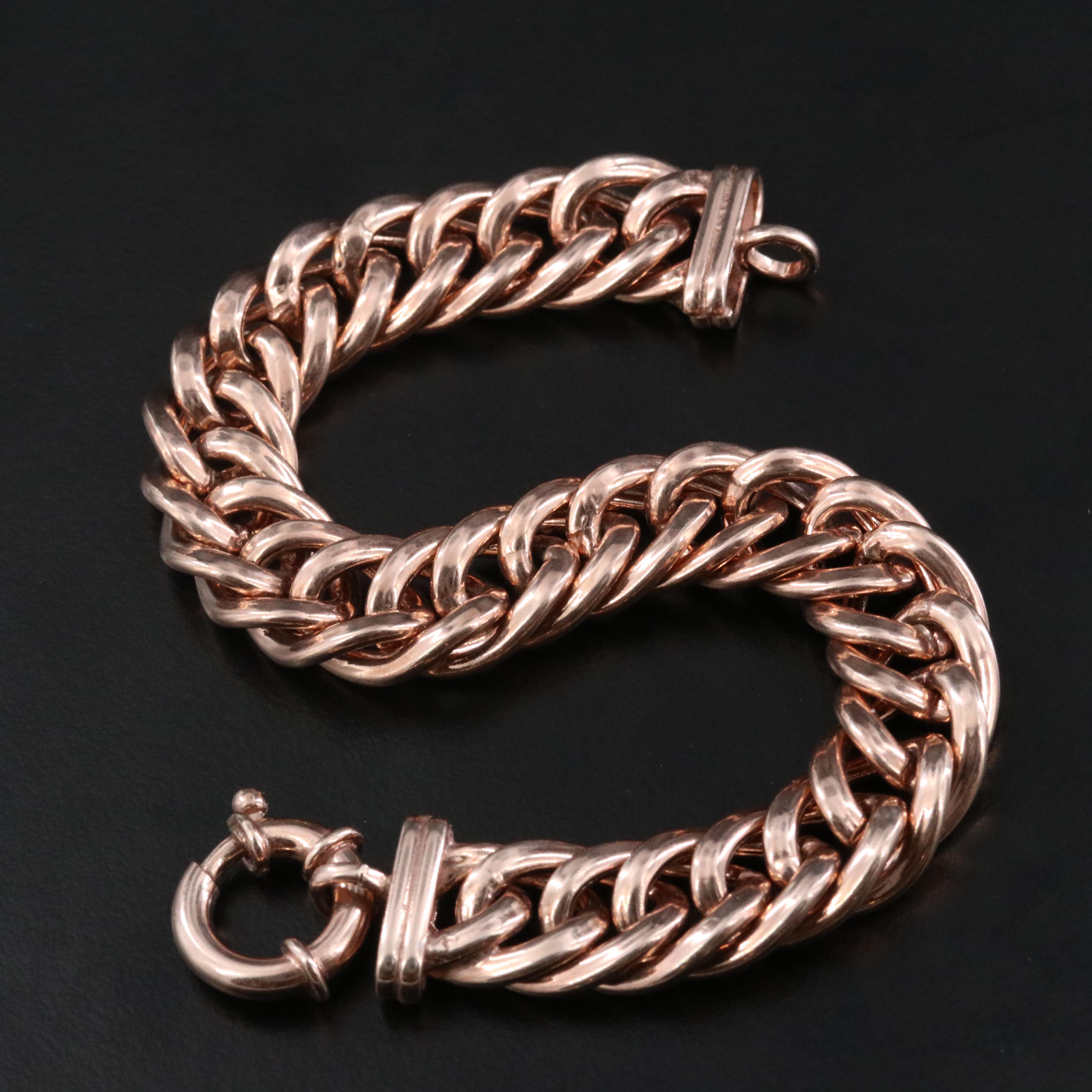 Sterling Curb Chain Bracelet