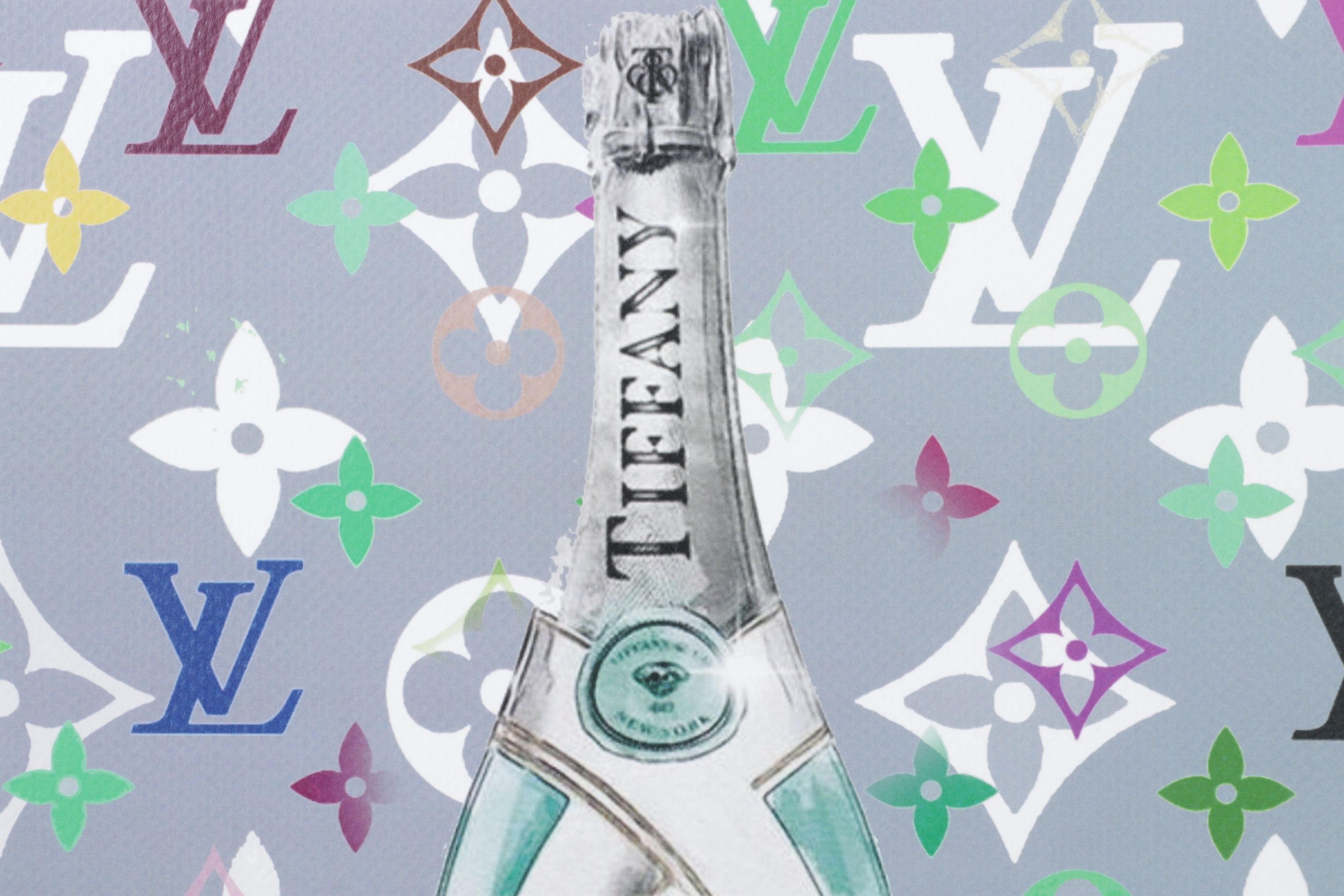 Death NYC Pop Art Digital Graphic Print Homage to Tiffany x Louis Vuitton, 2025