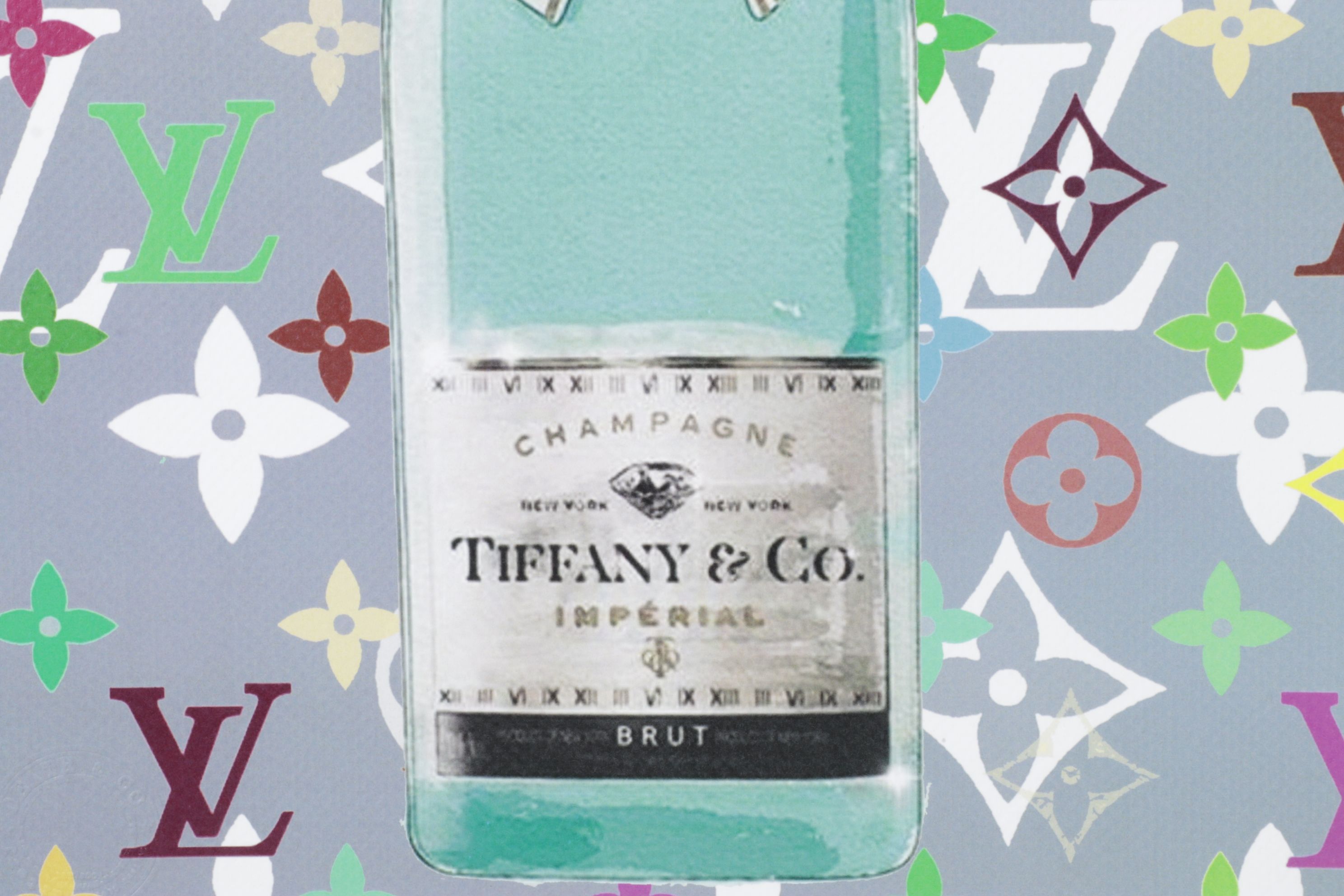 Death NYC Pop Art Digital Graphic Print Homage to Tiffany x Louis Vuitton, 2025