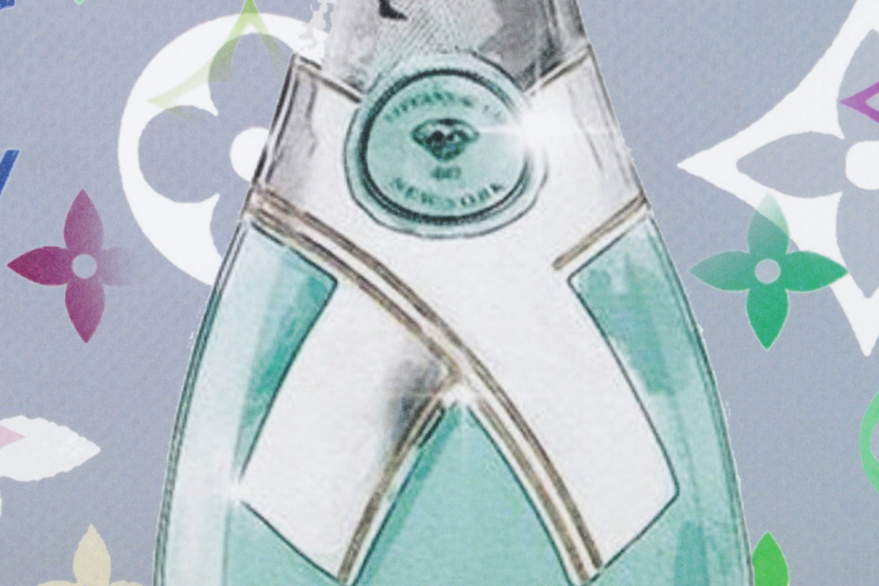 Death NYC Pop Art Digital Graphic Print Homage to Tiffany x Louis Vuitton, 2025