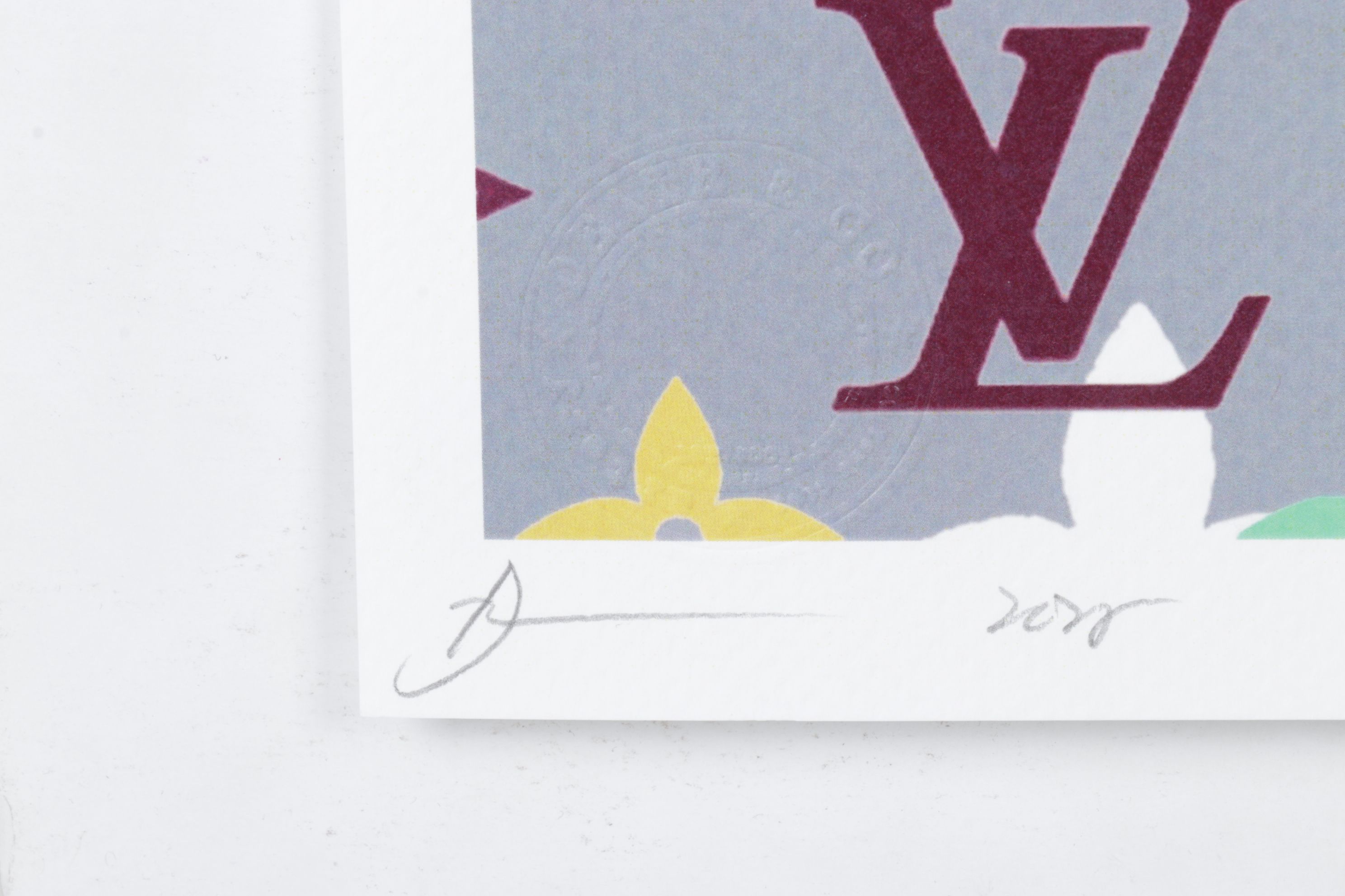 Death NYC Pop Art Digital Graphic Print Homage to Tiffany x Louis Vuitton, 2025