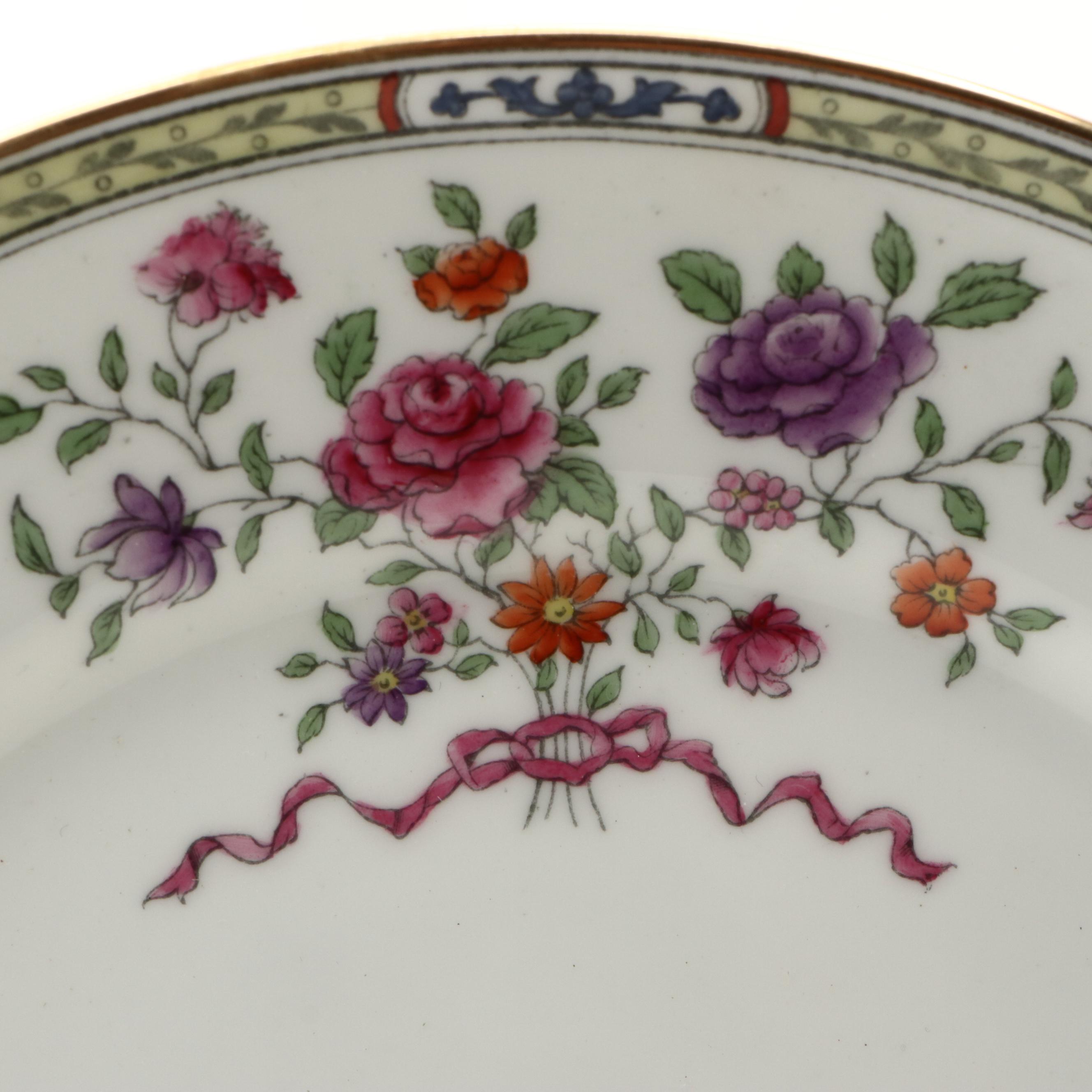 Cauldon English Ceramic Dinner Plates, Early to Mid-20th Century