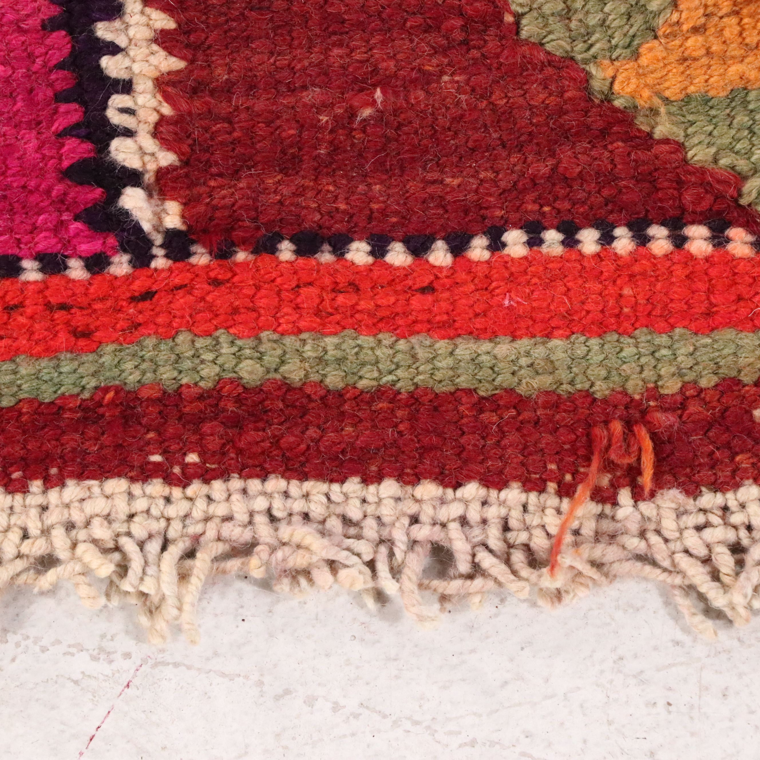 3' x 10'5 Hand-Knotted Moroccan Berber Carpet Runner