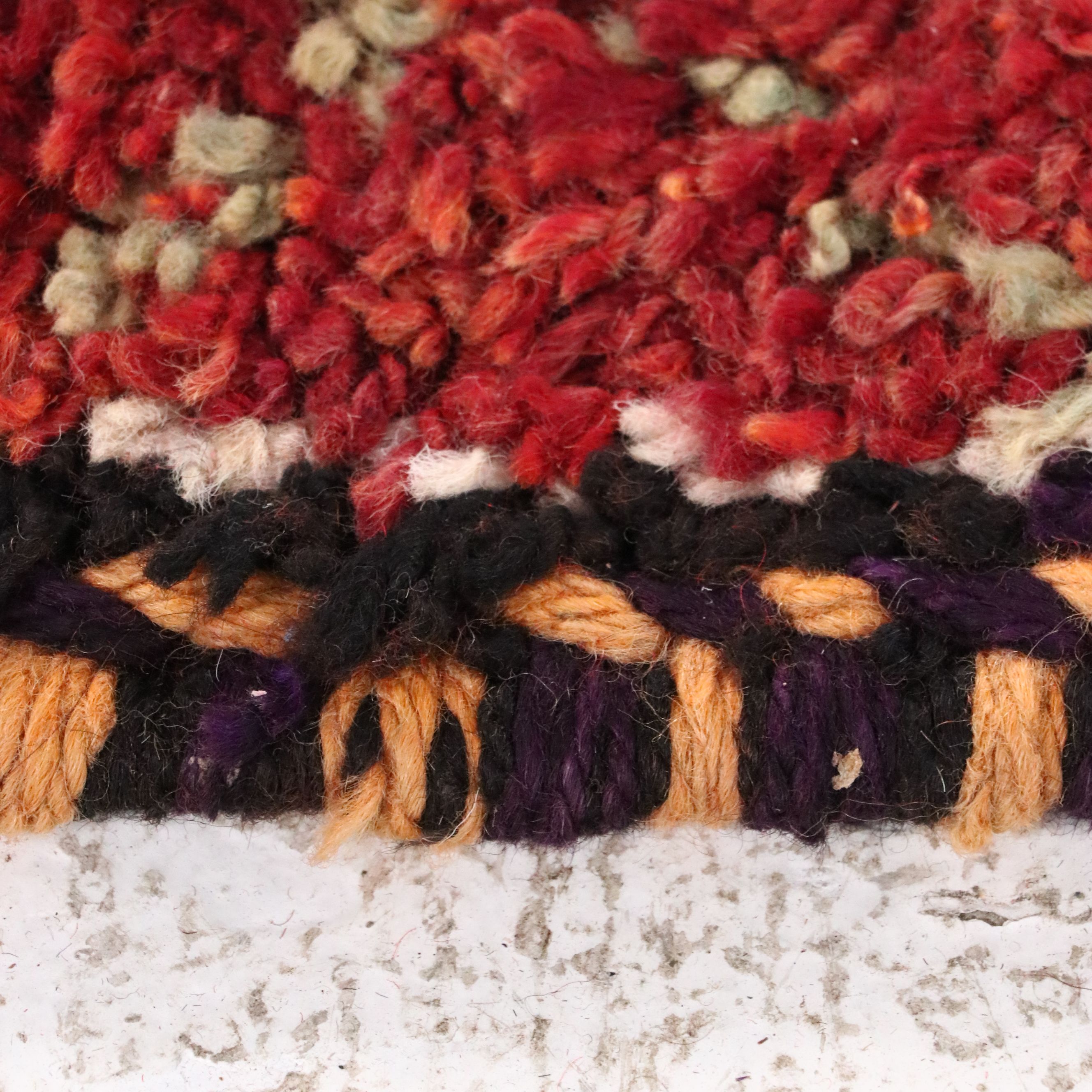 3' x 10'5 Hand-Knotted Moroccan Berber Carpet Runner